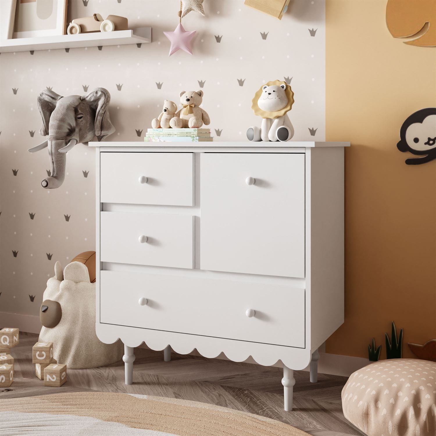 Lookway Kommode BABUSHKA Sideboard mit Schubladen