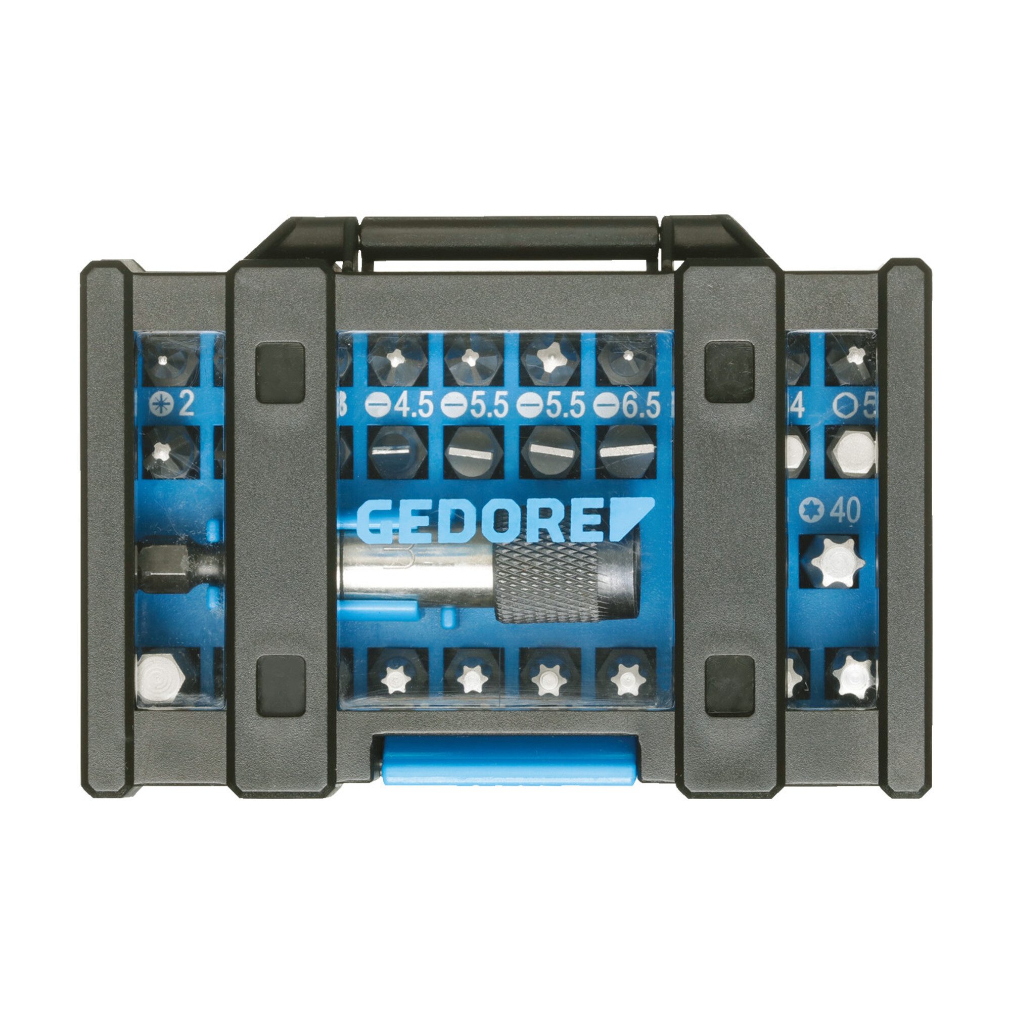 Gedore Bit-Set Gedore Bit-Box Allround, 32-teilig, Bit-Set mit Bit-Halter und