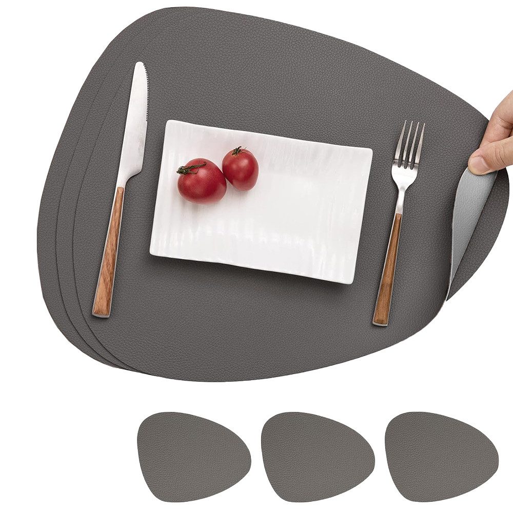 Platzset Tischset, Kunstleder, abwischbar
