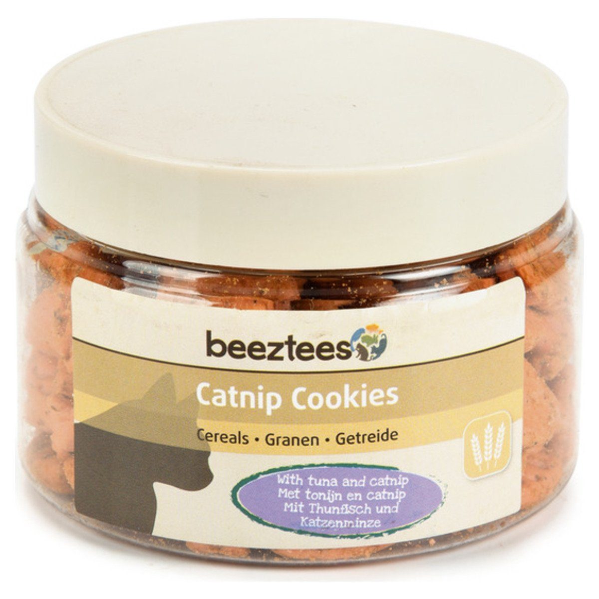 Beeztees Katzensnack Catnip Cookies Thunfisch 55 g, Snack für: Katze