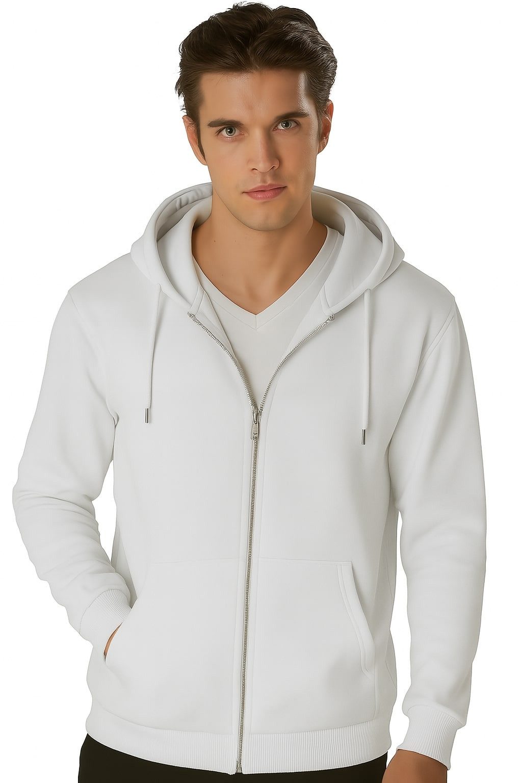 Smith & Solo Hoodie Herren - Sweatshirt mit Reißverschluss Zipper Sweatjack günstig online kaufen