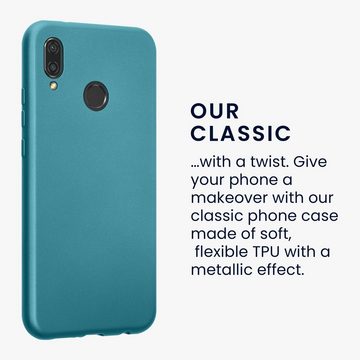 kwmobile Handyhülle Case für Huawei P20 Lite, Hülle Silikon metallisch schimmernd - Handyhülle Cover