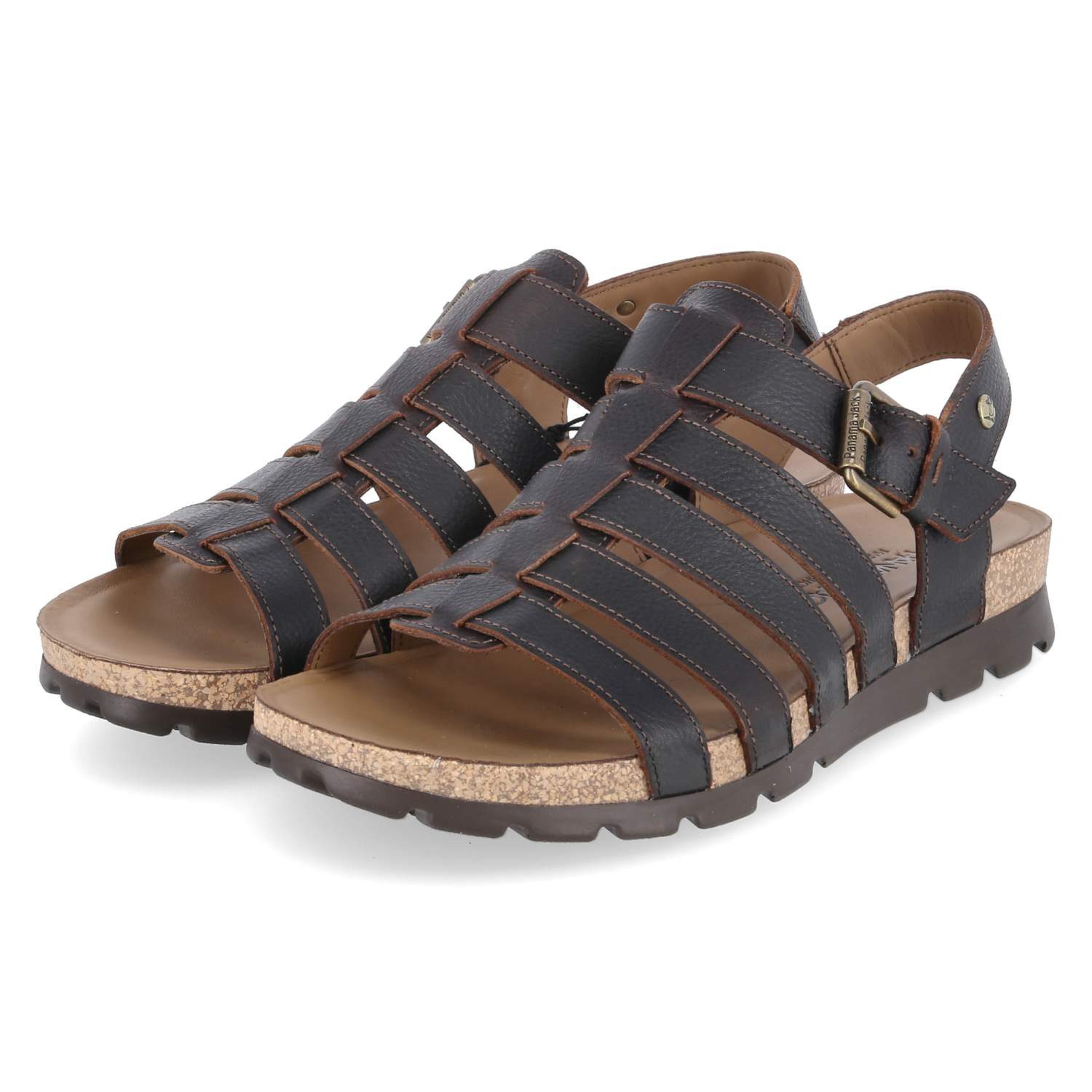 Panama Jack Panama Jack Samuel C3 Herren Glattleder braun Sandalette