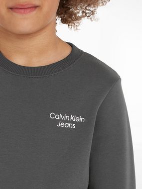 Calvin Klein Jeans Sweatshirt CKJ STACK LOGO SWEATSHIRT für Kinder bis 16 Jahre