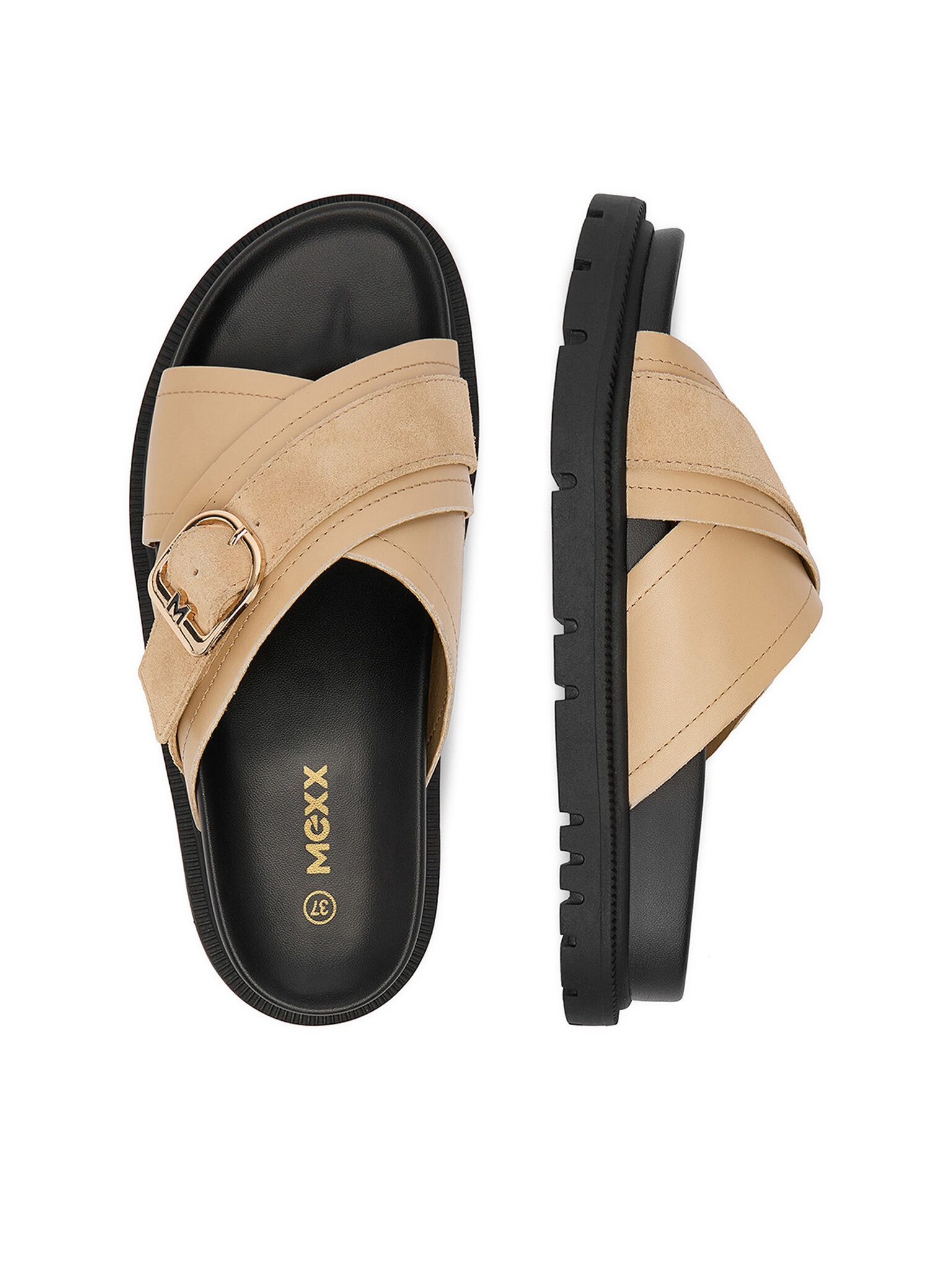 Mexx Mexx Damen Flip-Flops Beige MEXX-EO-HY25006-7 Beige Badepantolette – Bild 4 von 5