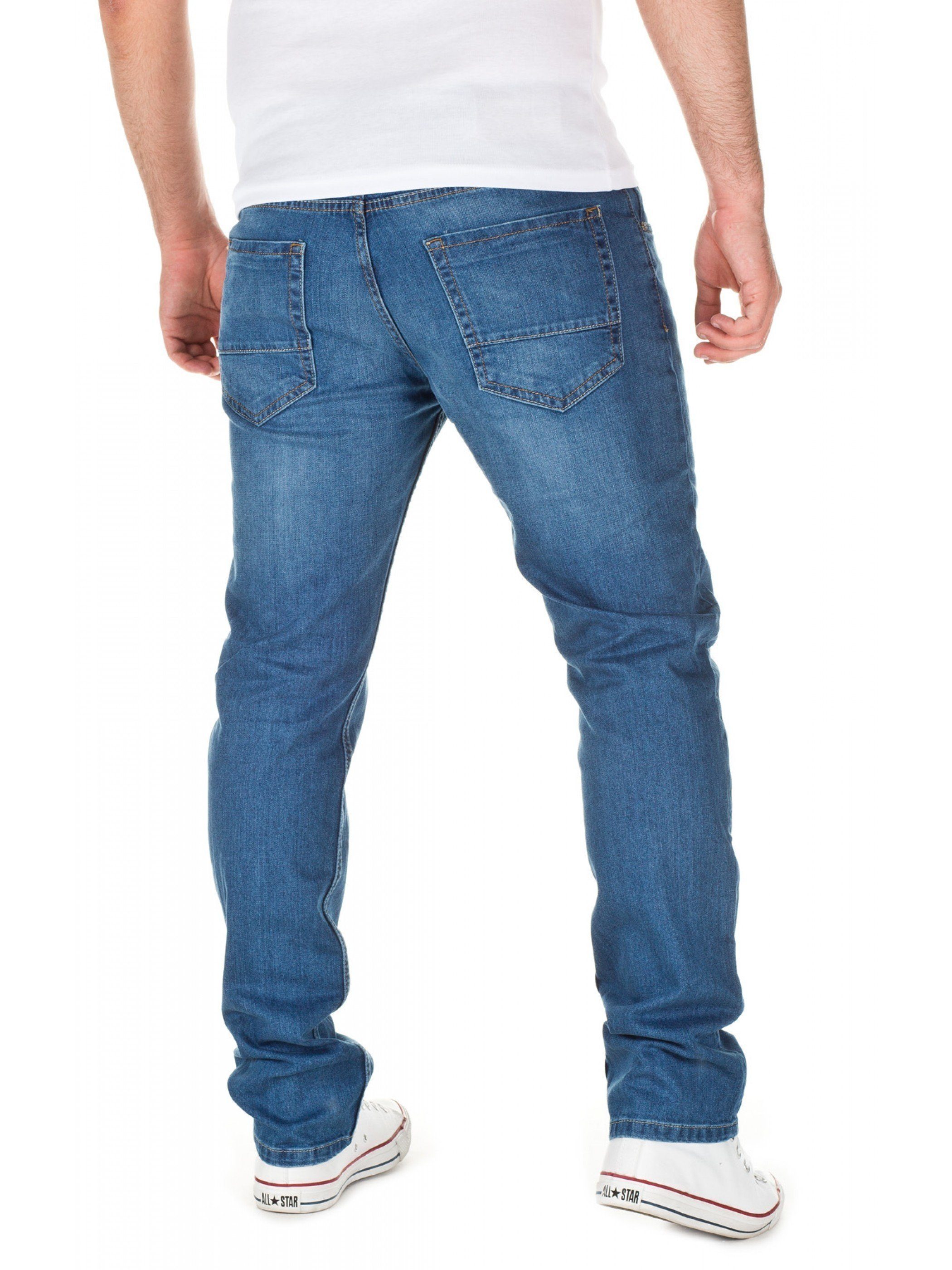3928) Jeans Slim-fit-Jeans (blue indigo WOTEGA Blau Travis