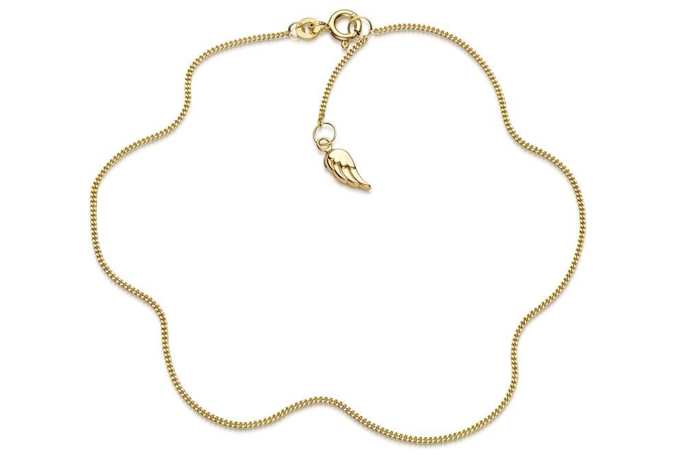 Silberkettenstore Fußkette Fußkette Panzer 1mm mit günstig online kaufen