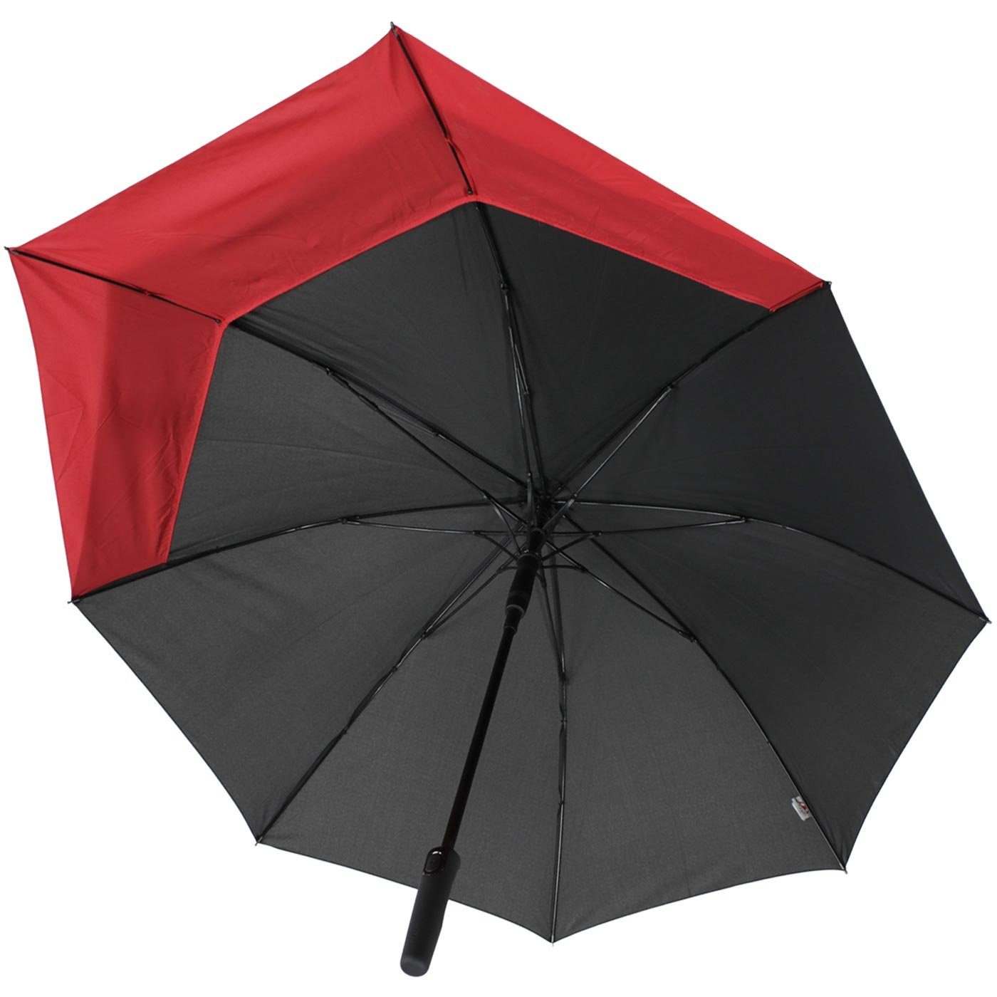 XL, beim mit für Langregenschirm Öffnen Regen Auf-Automatik Schutz Fiberglas sich - schwarz-rot vor vergrößert to mehr doppler® Move