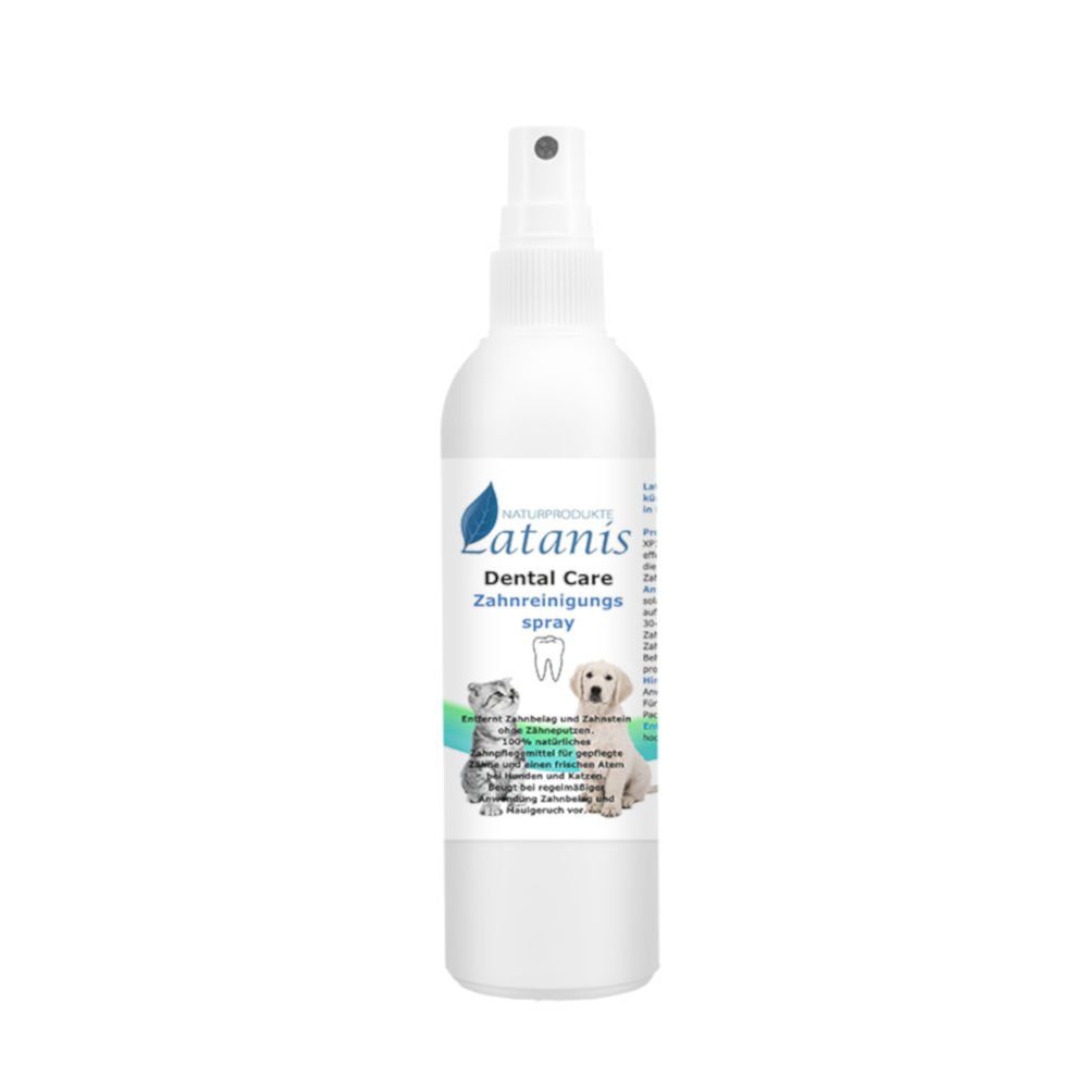 Latanis Naturprodukte Tier-Zahnpflegeset Zahnreinigungsspray Dental Care XP15vet 130 ml, Natürliche Zahnpflege