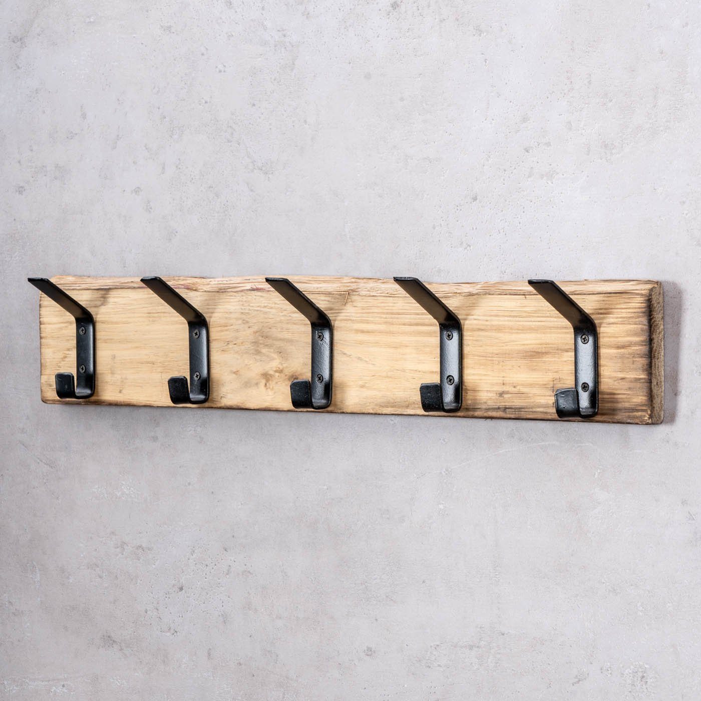 Levandeo® Garderobe, Garderobe Holz L55cm Hakenleiste günstig online kaufen