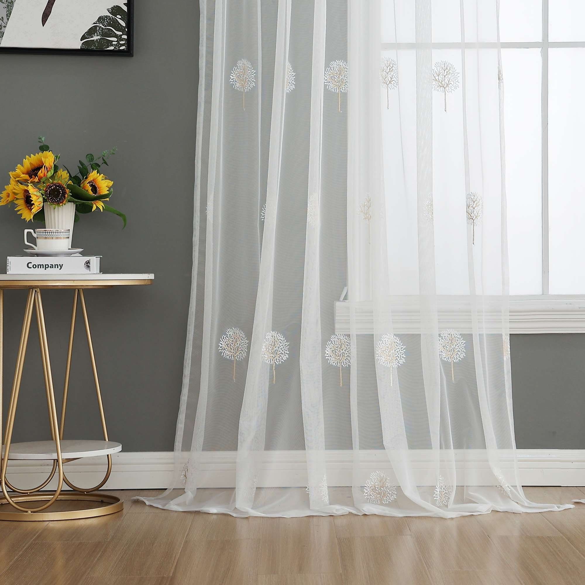 Gardinenbox Gardine (1 St), Multifunktionsband, transparent, Raschel