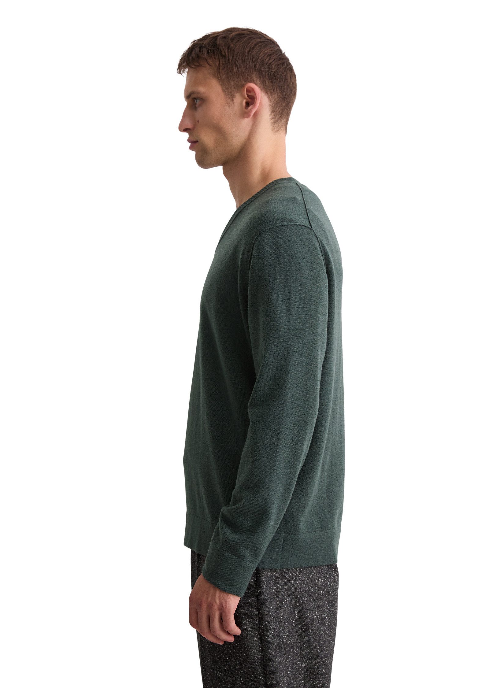 Marc O'Polo V-Ausschnitt-Pullover aus weicher Merinowolle günstig online kaufen