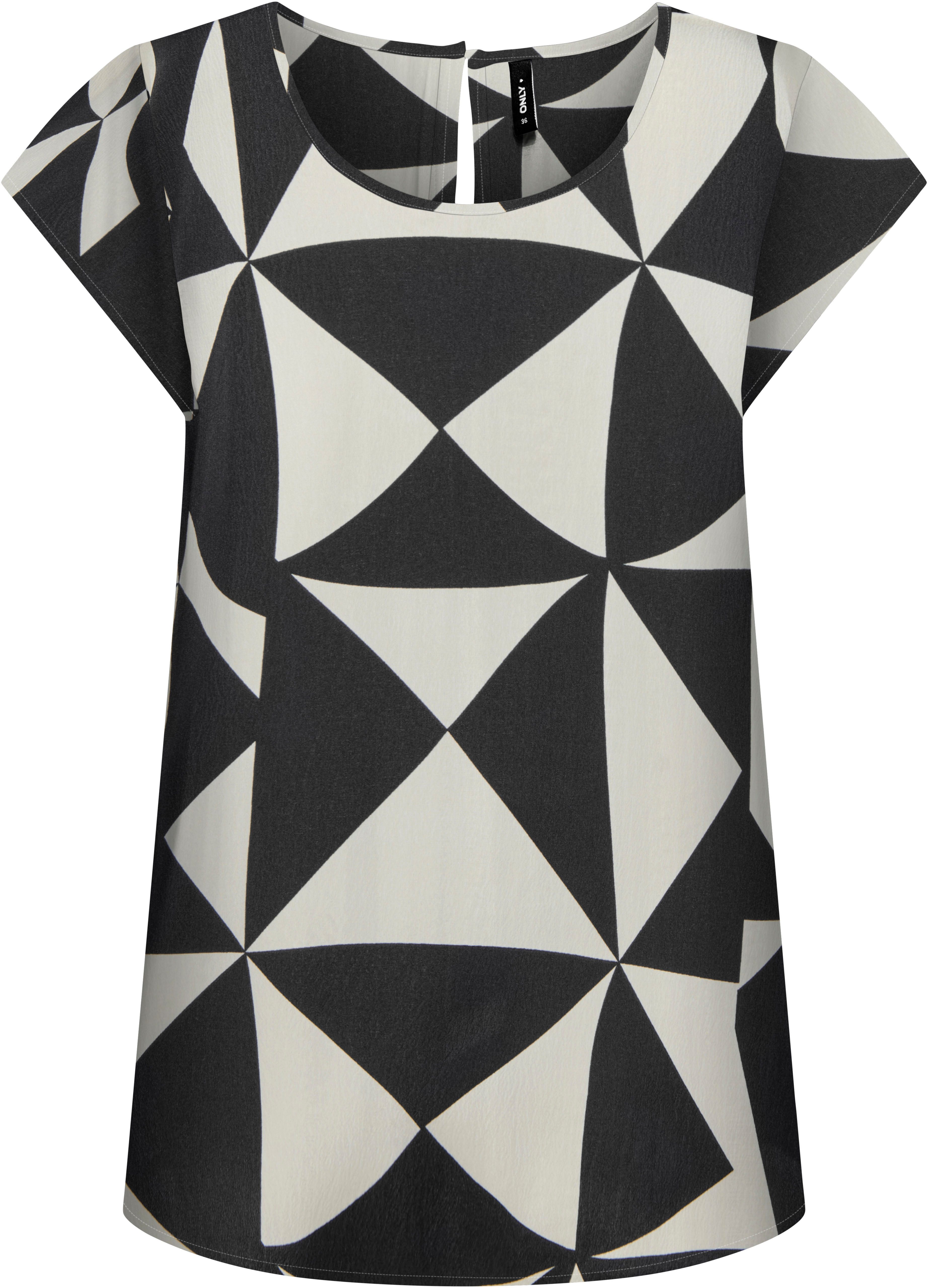 ONLY Shirtbluse ONLNOVA LIFE S/S TOP günstig online kaufen