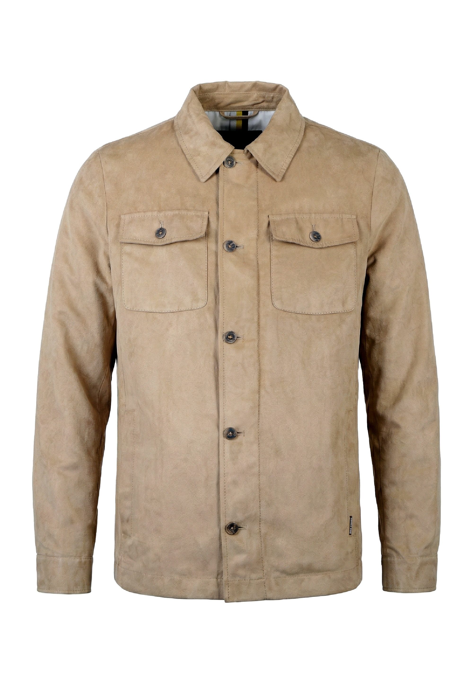 New Canadian Outdoorjacke (1-St) in edler Velours-Optik
