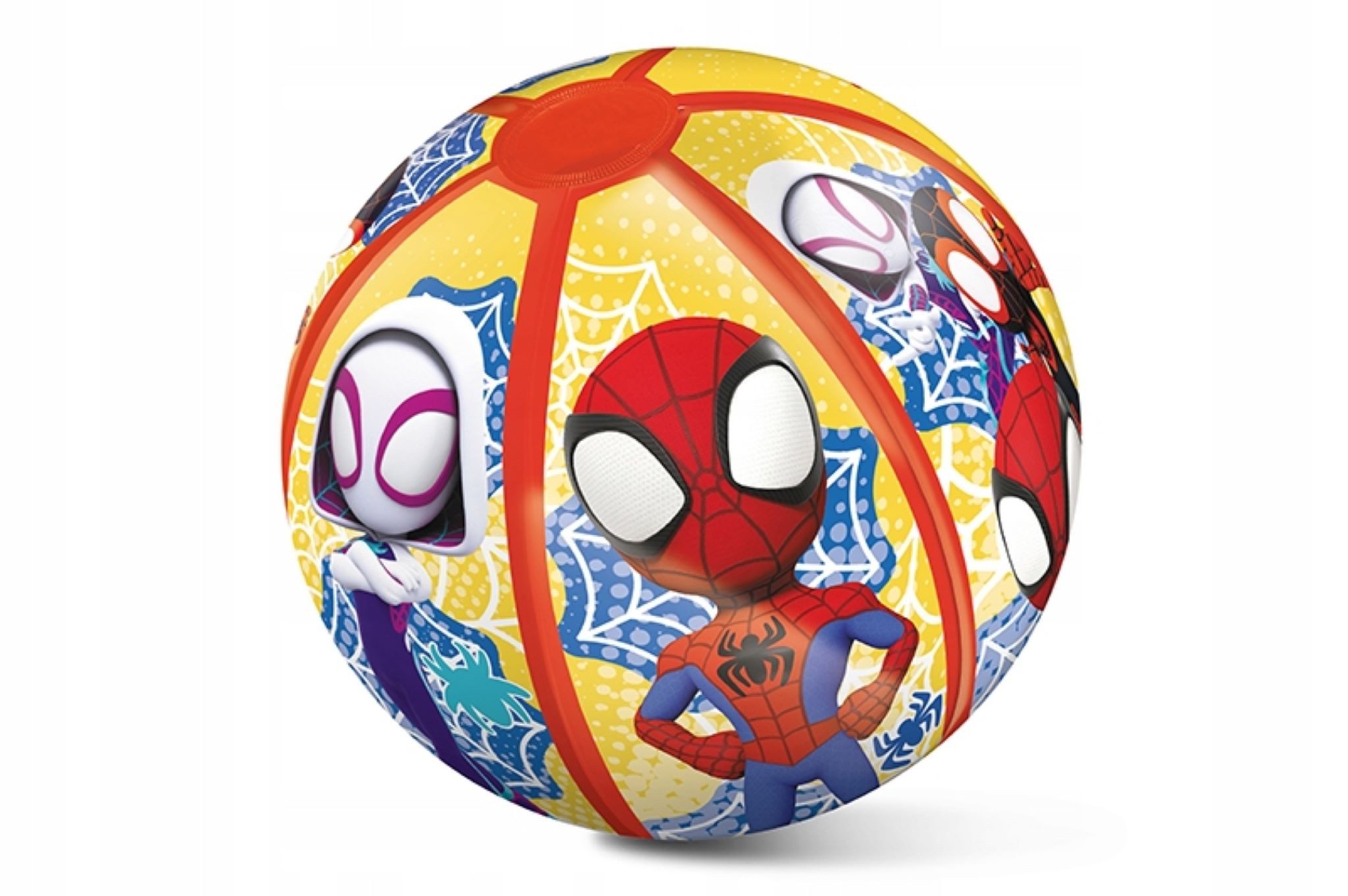 Festivalartikel Wasserball Bunte Spidey Strandball von MONDO – 50 cm für Kinder