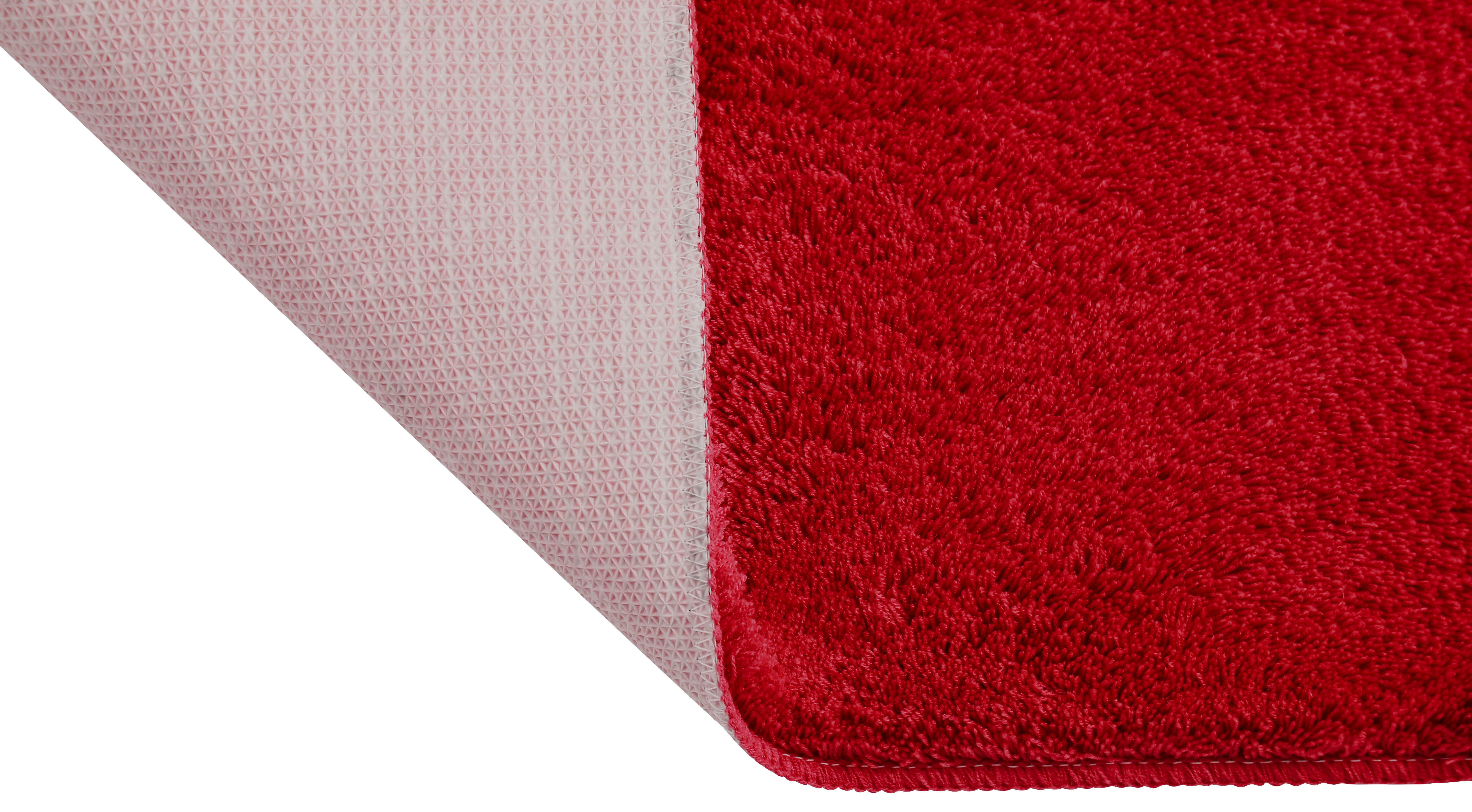 Bruno Banani Badematte Lana, Badvorleger, Badezimmer Teppich, Höhe 25 mm, rutschhemmend beschichtet, fußbodenheizungsgeeignet, schnell trocknend, strapazierfähig, Polyacryl, rechteckig, Badteppich, Badematten, unifarben, auch als 3 teiliges Set & rund