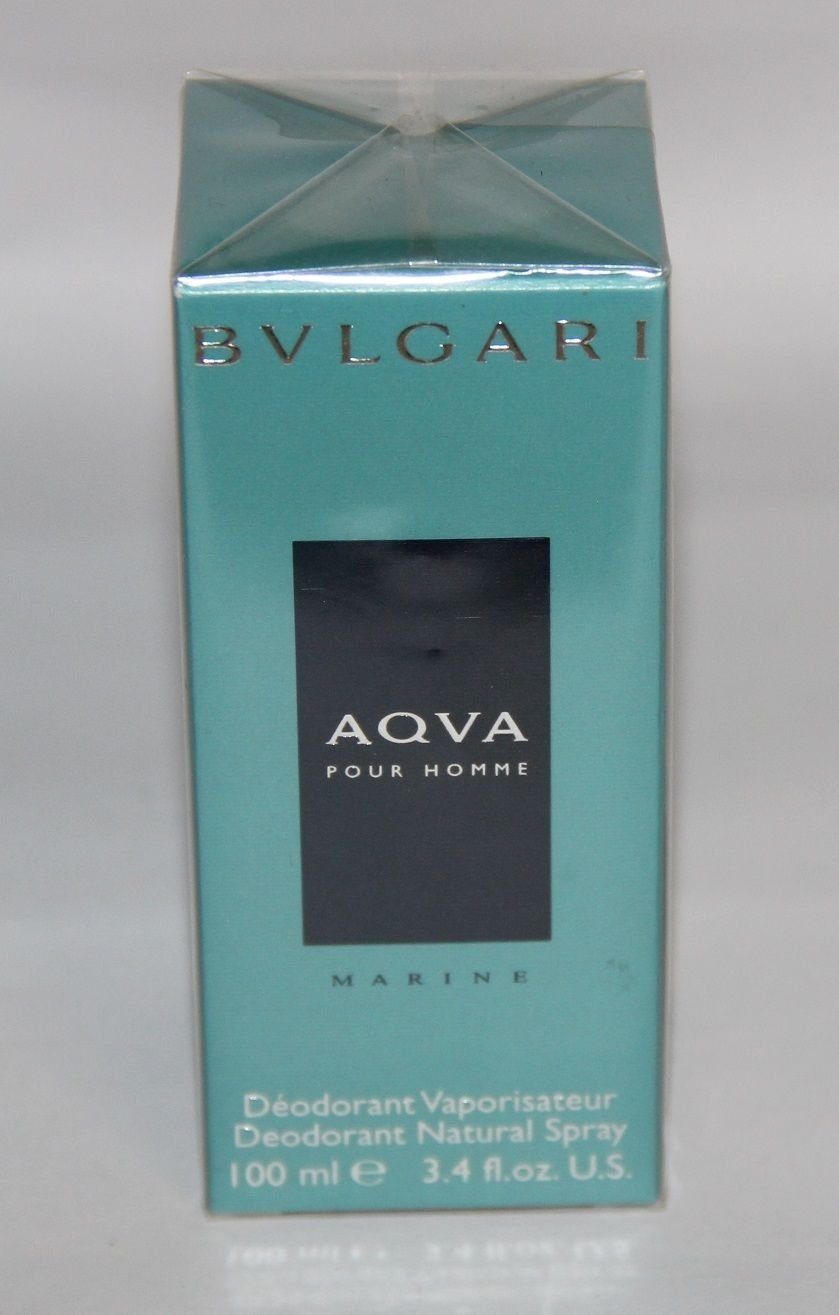 Aqva pour Marine 100 spray Deodorant Bvlgari Körperspray Homme BVLGARI ml