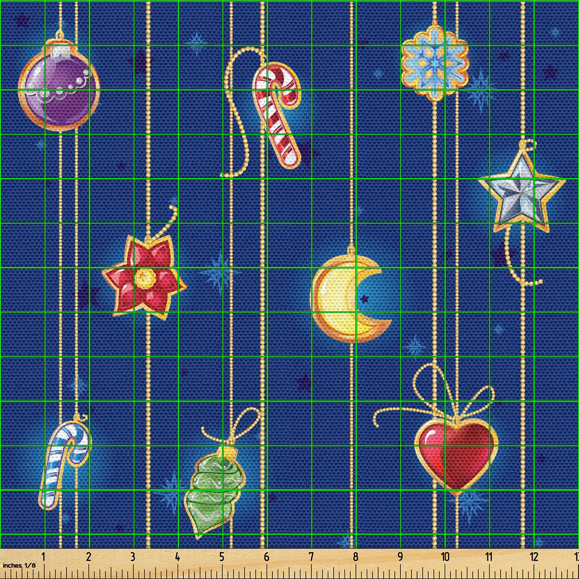 Thumbnail - Abakuhaus Stoff Schön Gewebten Stoff für Polster und Wohnaccessoires, Weihnachten Weihnachten Objekte Kunst