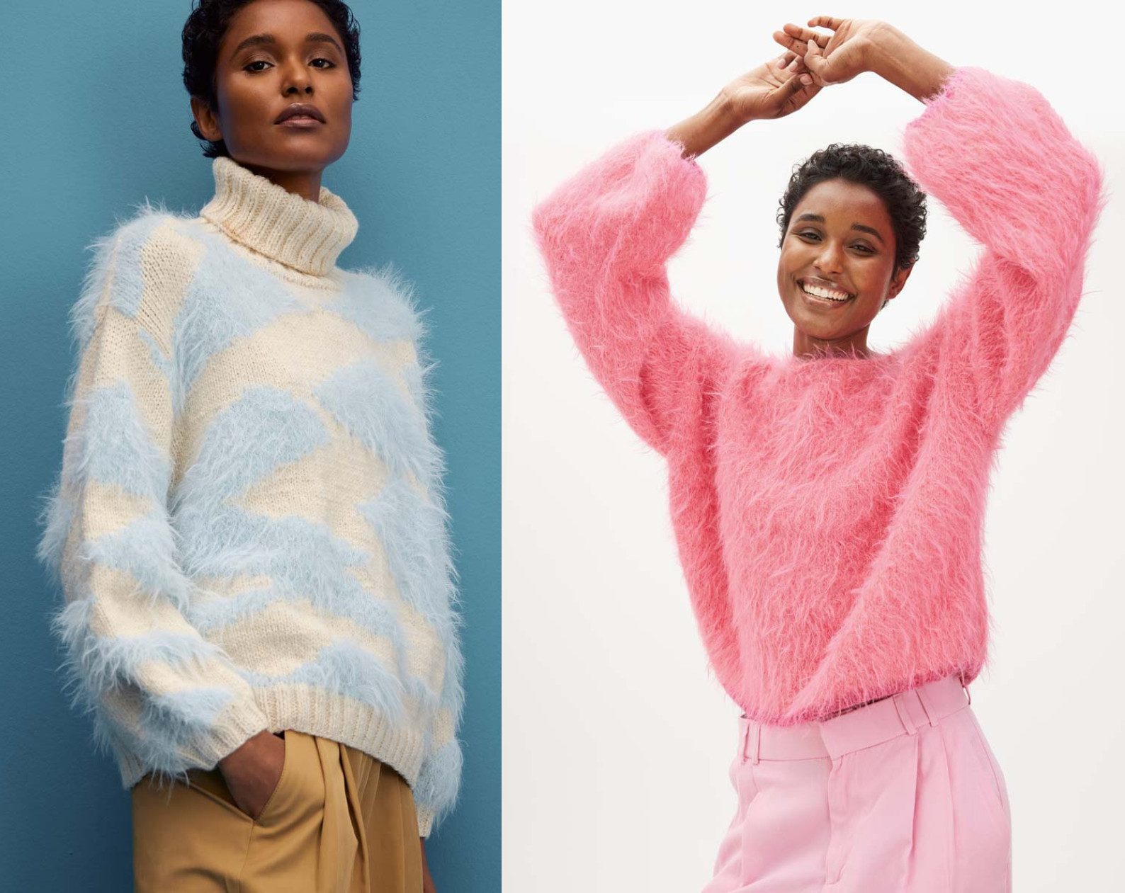 LANA GROSSA BASTA Häkelwolle, 100 m (Garn im Fake Fur Look mit Franseneffekt), 50 g