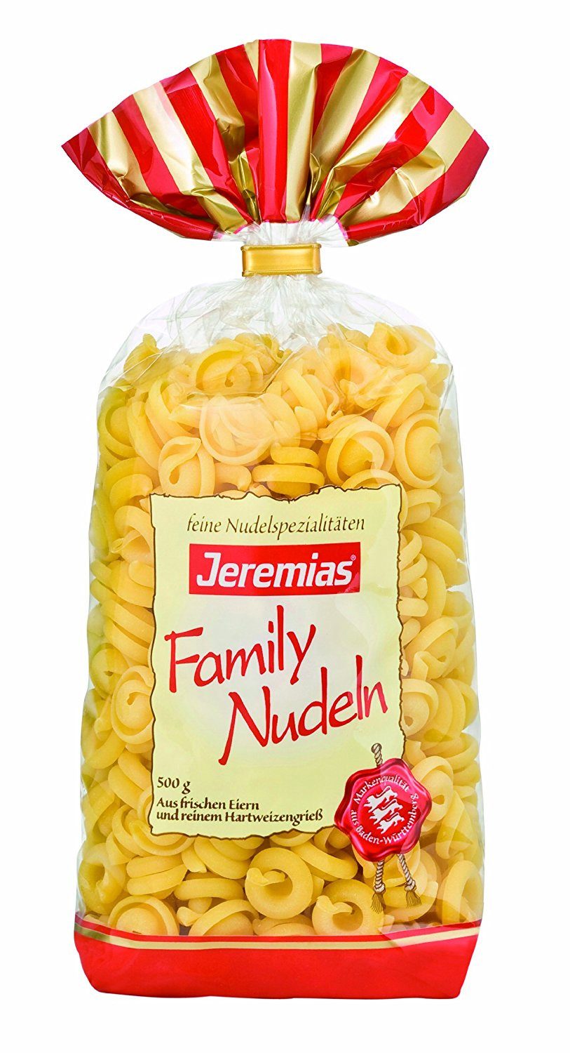 Jeremias Nudeln, Jeremias Schneckli Classic Frischei Family Nudeln 500g 4er Pack