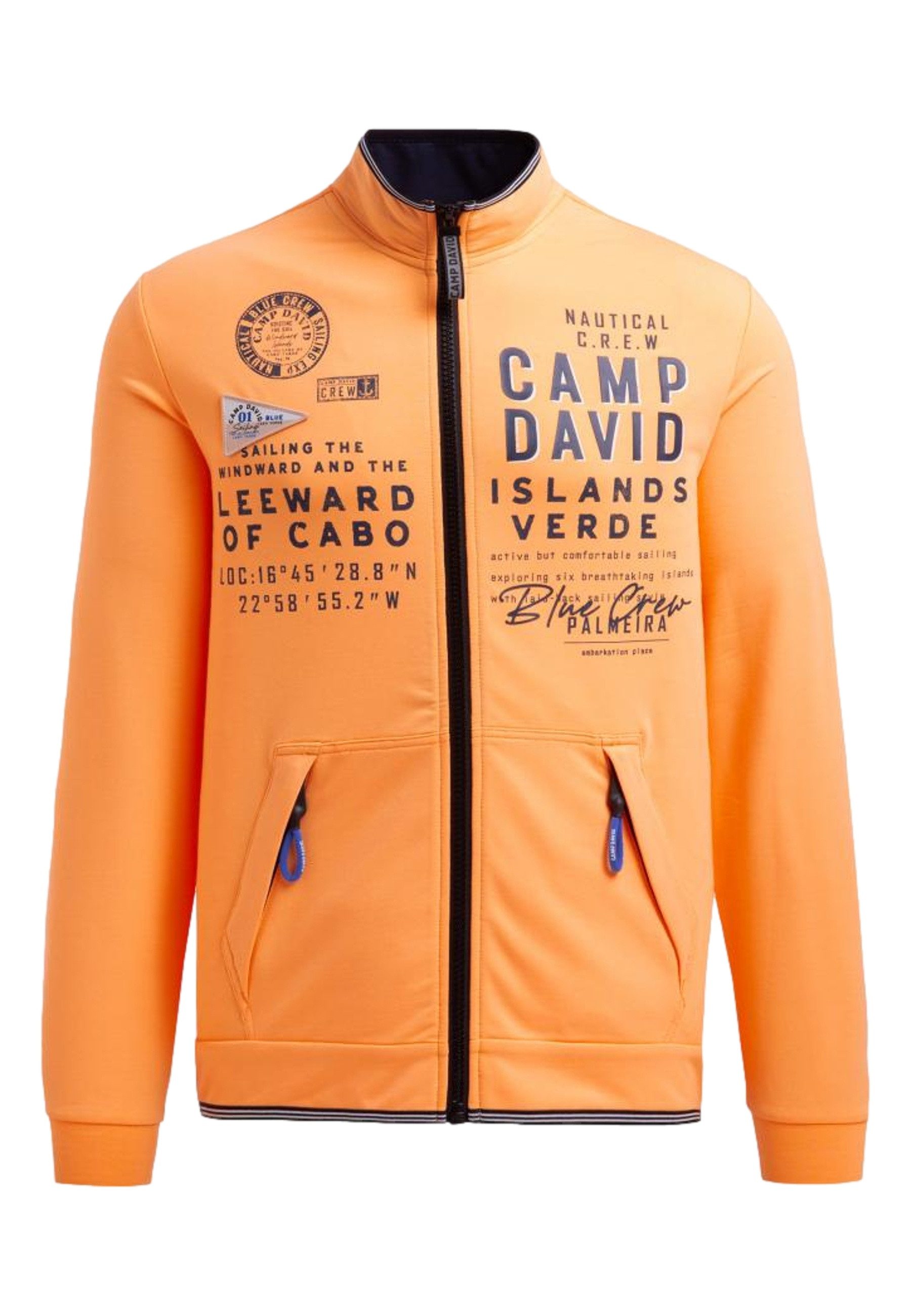 CAMP DAVID Sweatjacke Jacke Cabo Verde Sweatjacke (1-tlg)