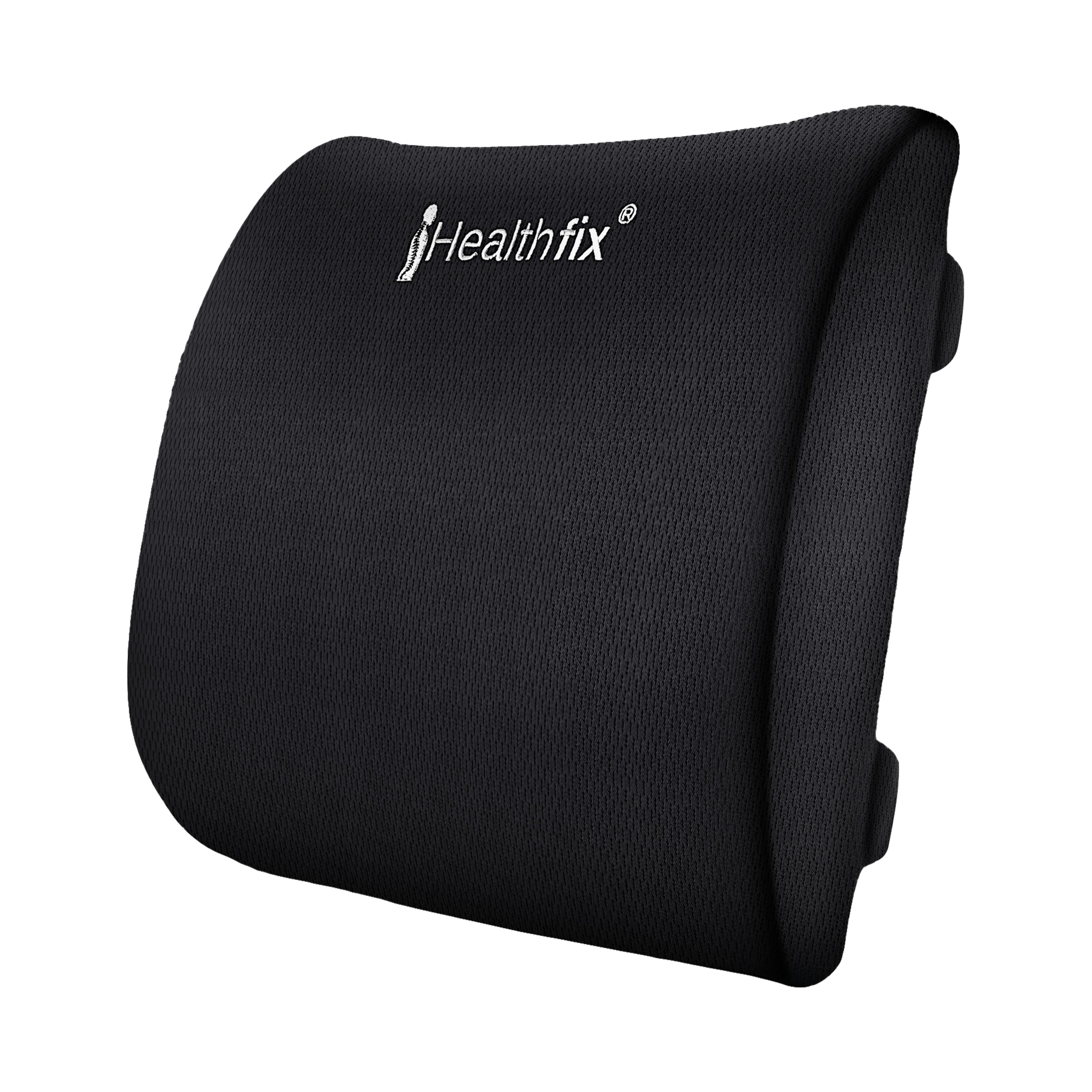 Healthfix Lendenkissen Ergonomisches Rückenkissen für Optimale Sitzhaltung