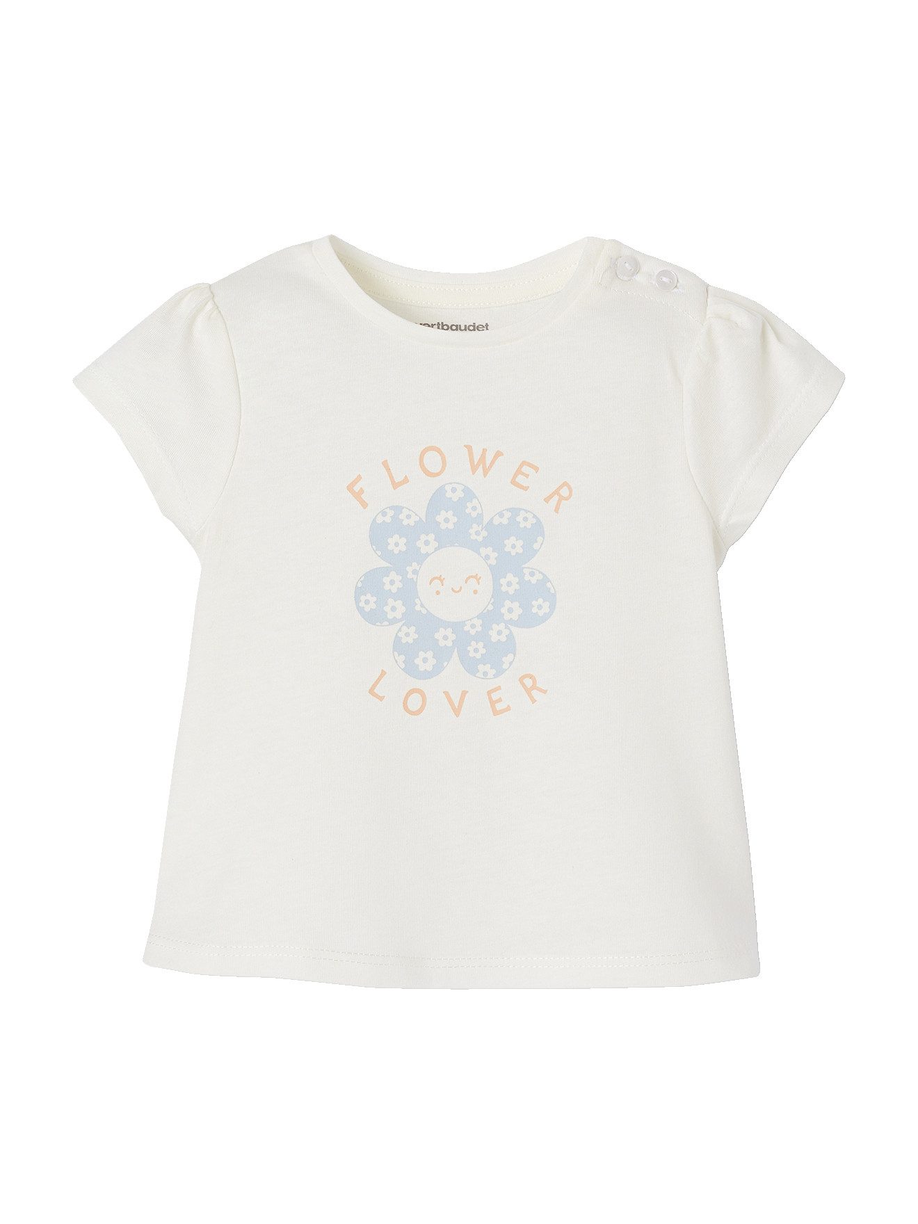 vertbaudet T-Shirt Baby T-Shirts BASIC bedruckt 2er-Pack