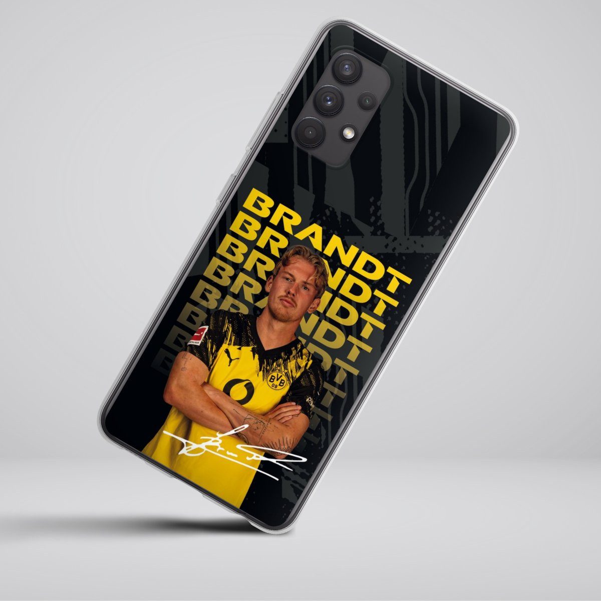 DeinDesign Handyhülle Borussia Dortmund Julian Brandt BVB Julian Brandt 25/26, Samsung Galaxy A32 4G Silikon Hülle Bumper Case Handy Schutzhülle
