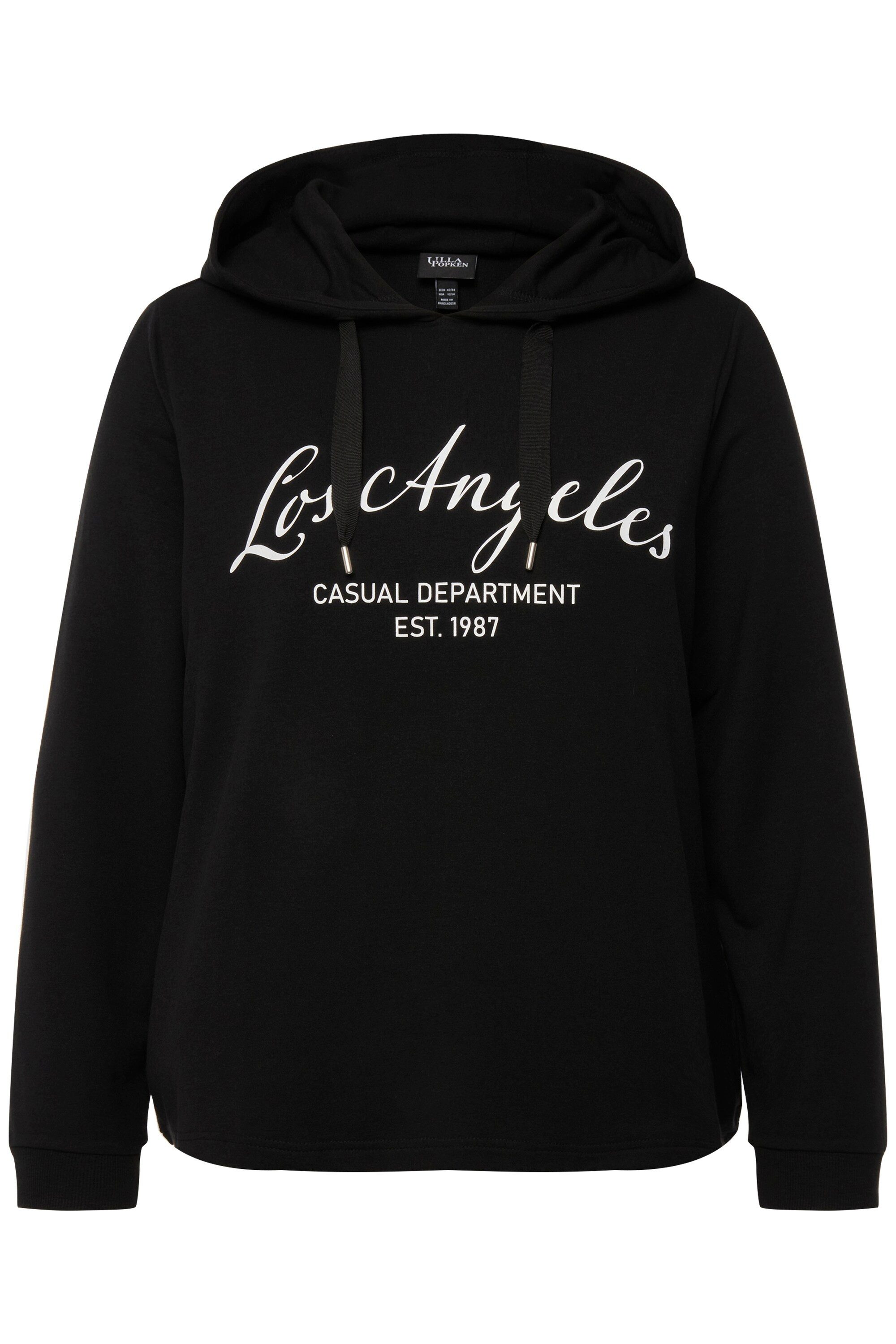 Ulla Popken Sweatshirt Hoodie Städtenamen Kapuze günstig online kaufen