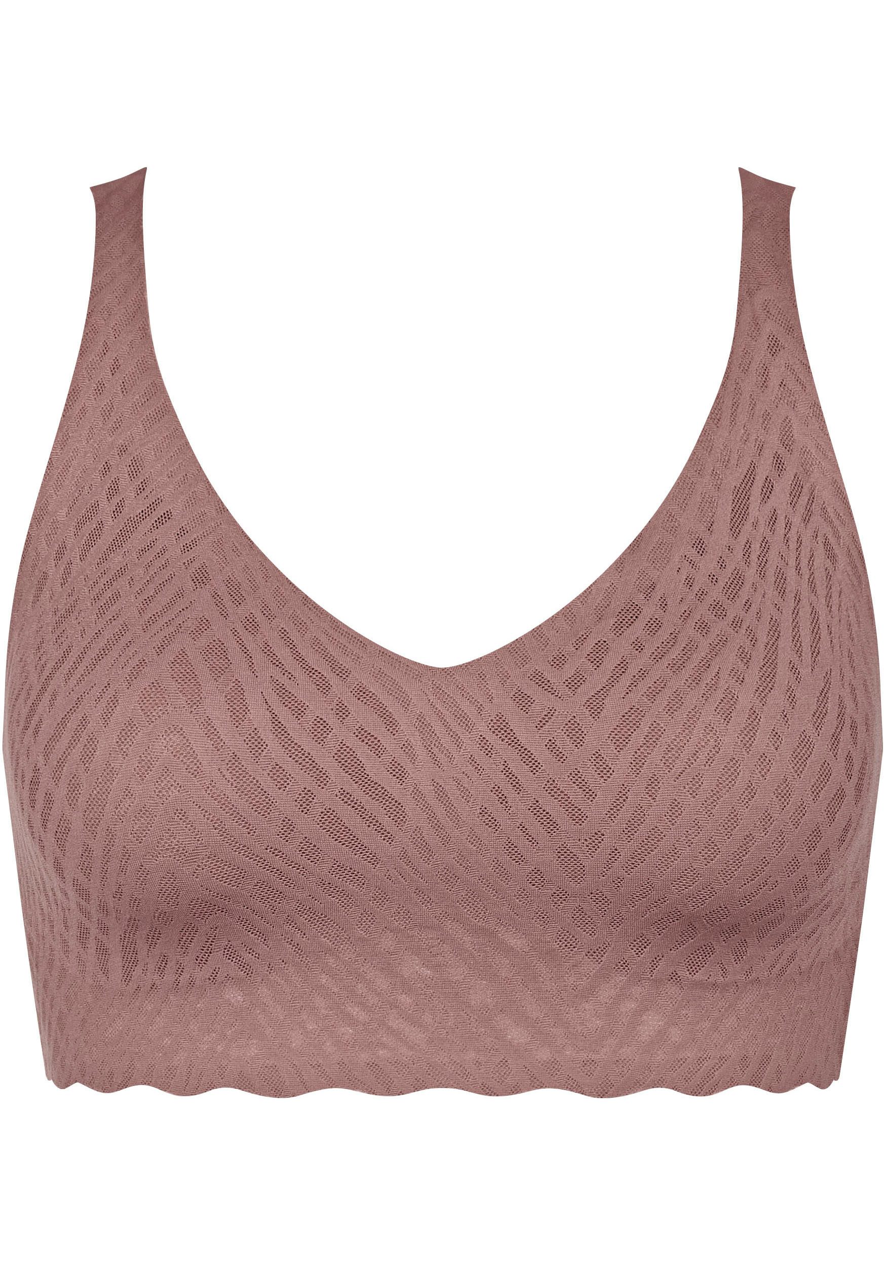 sloggi Bralette ZERO Feel Bliss Bralette unsichtbar mit Spitzenoptik