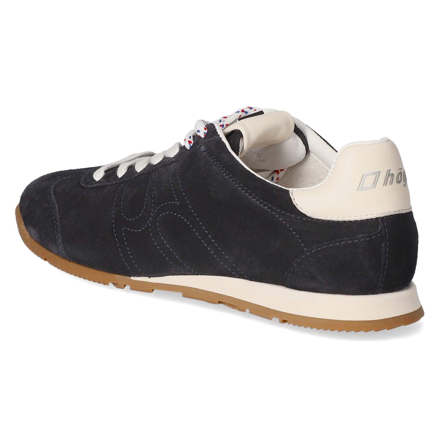 Högl Högl 11011223002 Damen Rauleder blau Schnürschuh