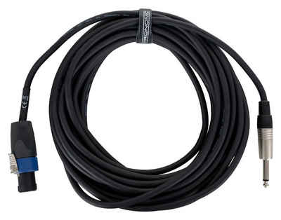 Pronomic BOXJMSP1-10 Boxenkabel 10 m Audio-Kabel, 6,3 mm Klinke, Speakon-kompatibel, Hochwertige Stecker