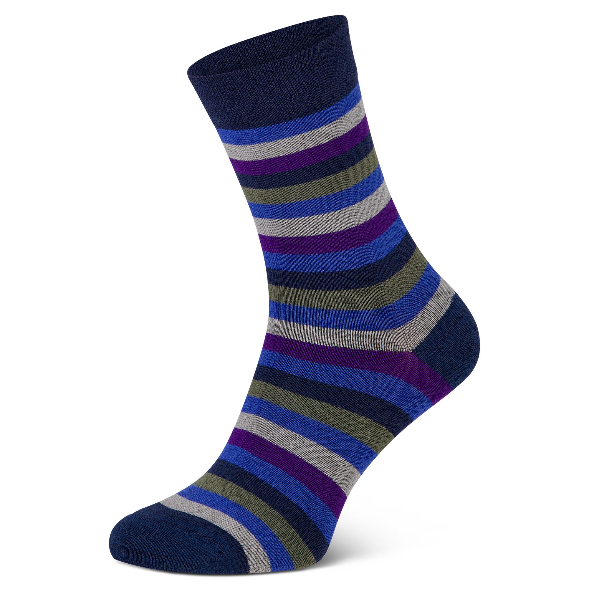footart Basicsocken Bambus Viskose Socken bunte Ringel bamboo:line (3 Paar) günstig online kaufen