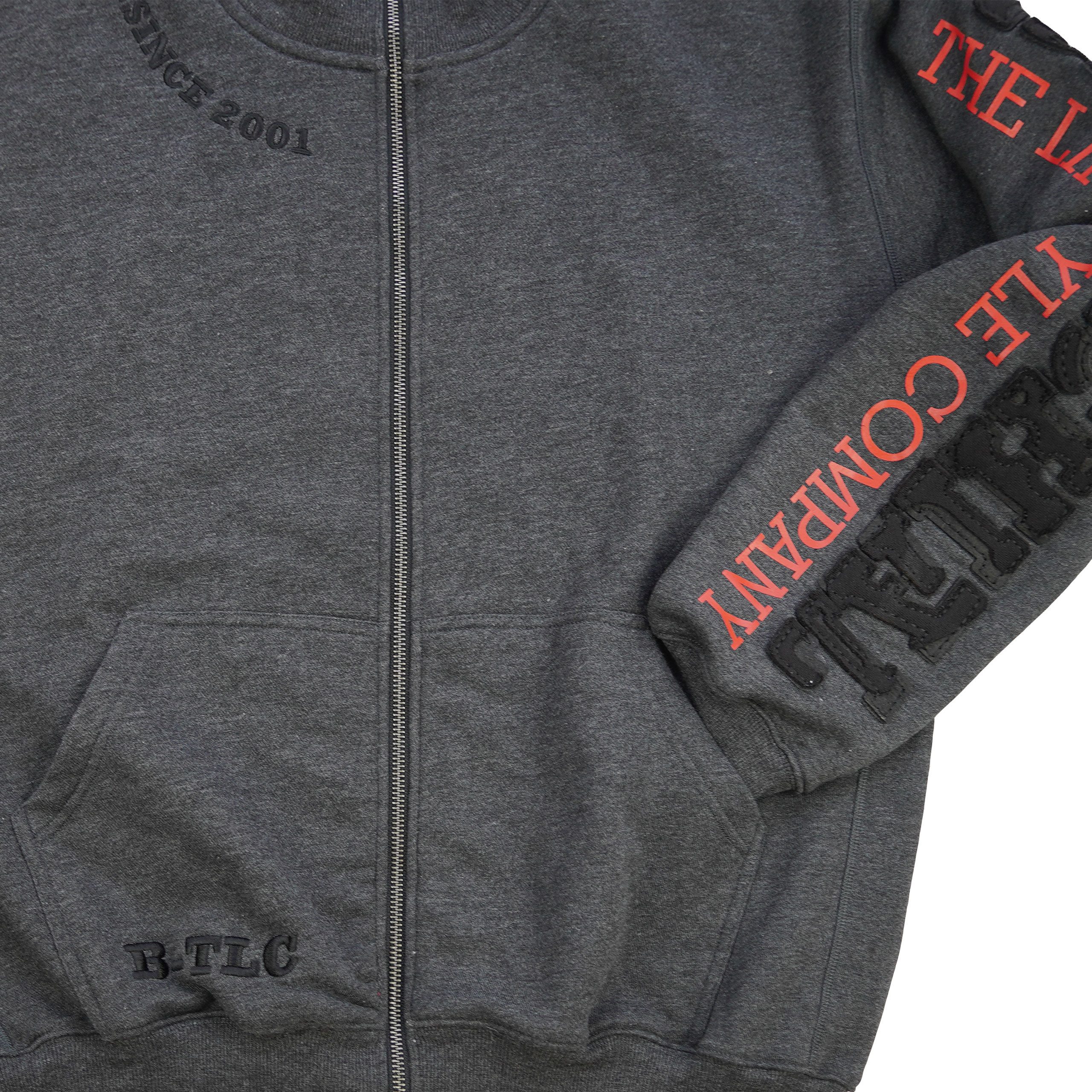 BRACHIAL THE LIFESTYLE COMPANY Trainingsjacke Brachial Zip-Sweater "Gym" dunkelgrau melounge/schwarz