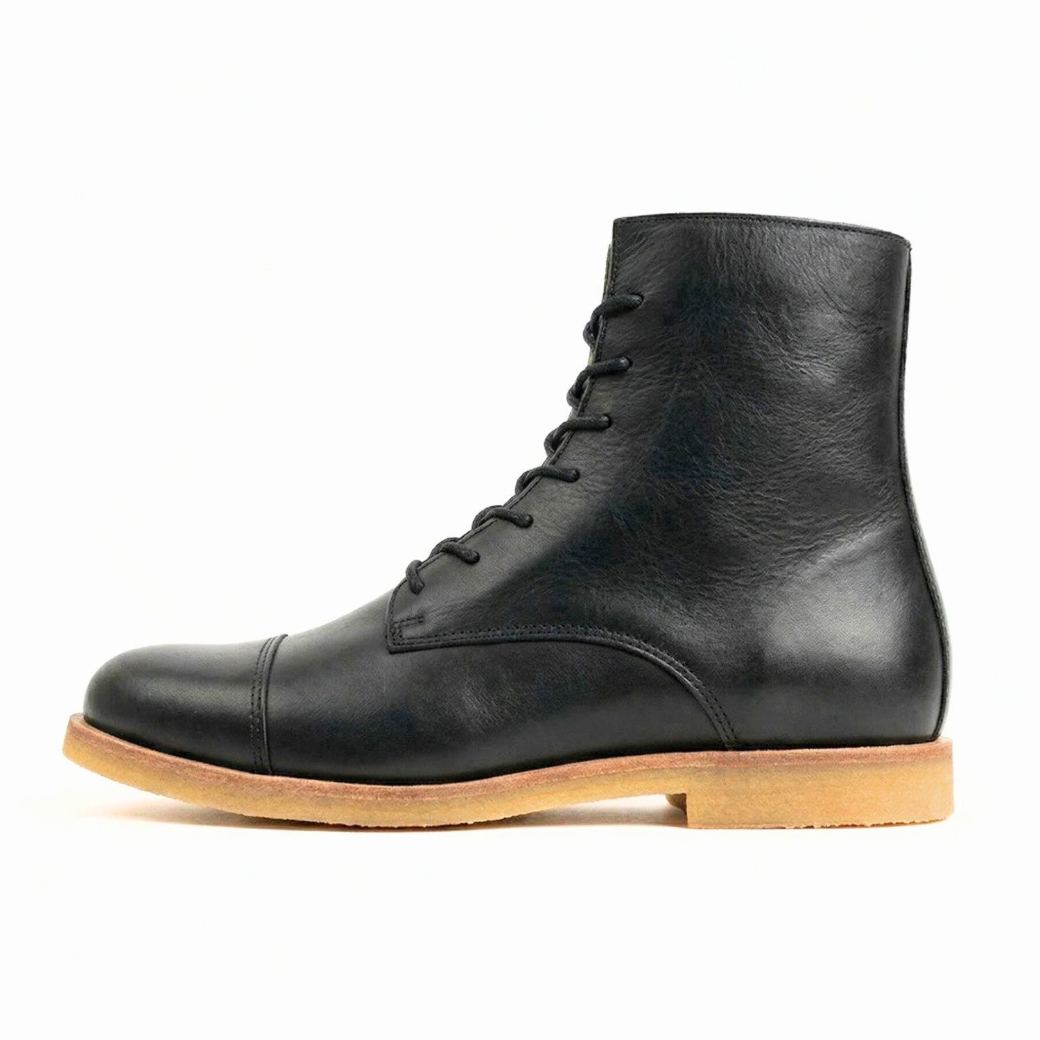 SORBAS '89 gefütterte Lederstiefel Schnürstiefel