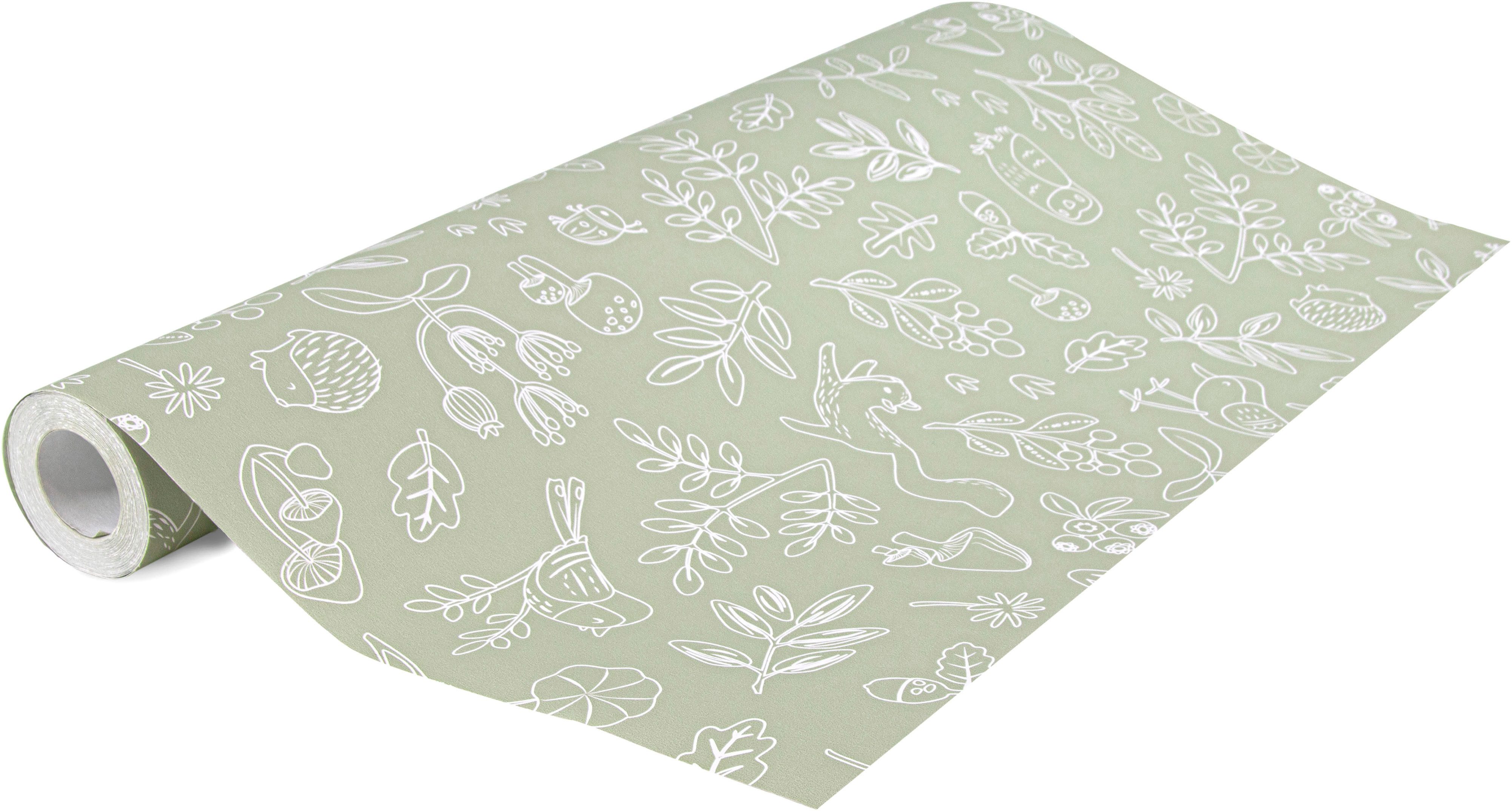 LITTLE DUTCH Vliestapete Forest Wonders, glatt, grafisch, (1 St), Design Tapeten