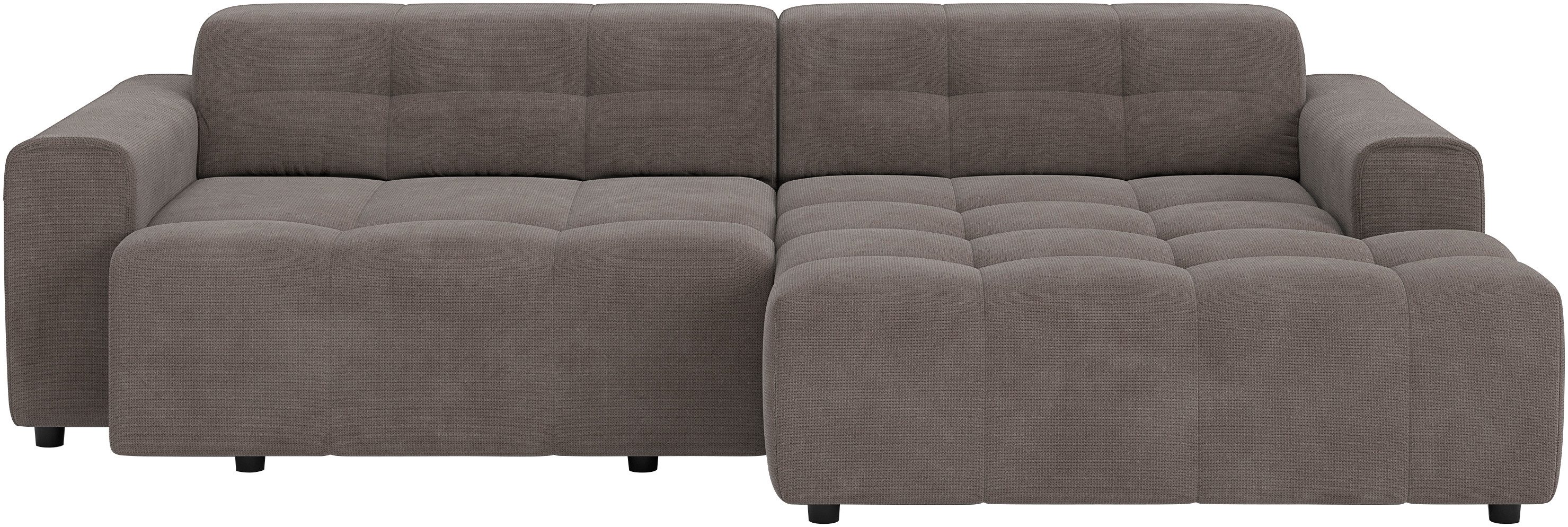 COTTA Ecksofa Sento L-Form, Breite 280 cm, Chenille-Struktur
