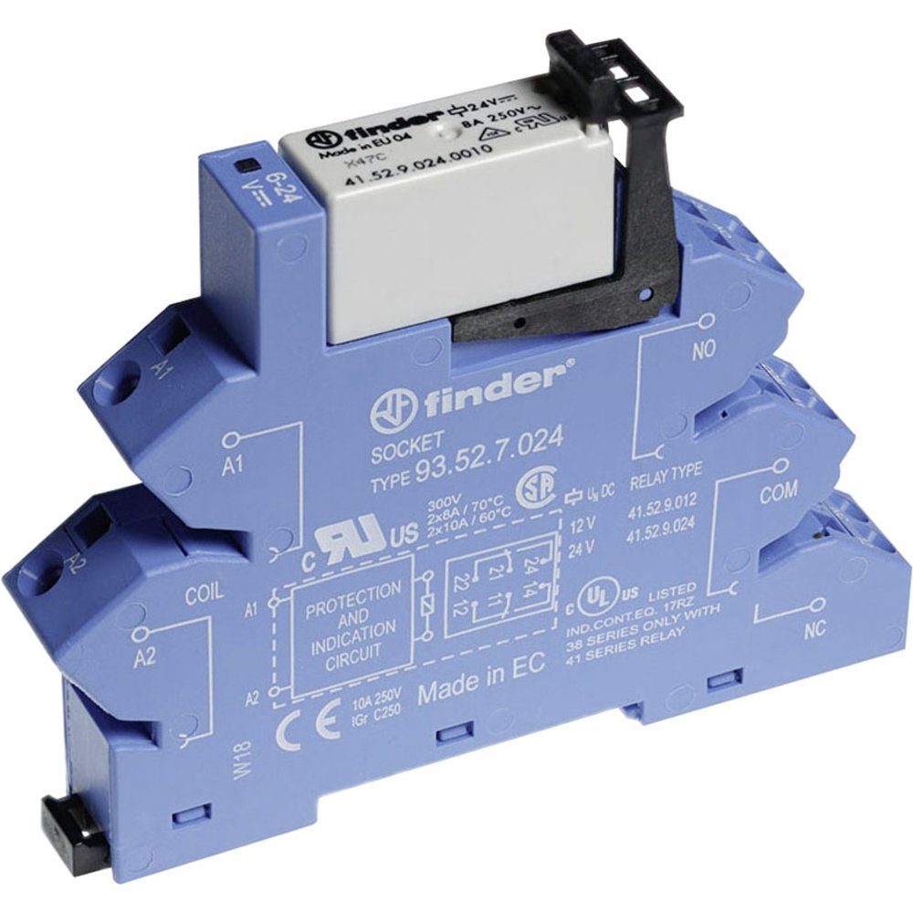 Relais-Modul Finder 38.62.7.012.0050 Koppelrelais 12 V/DC 8 A 2 Wechsler 1 St.