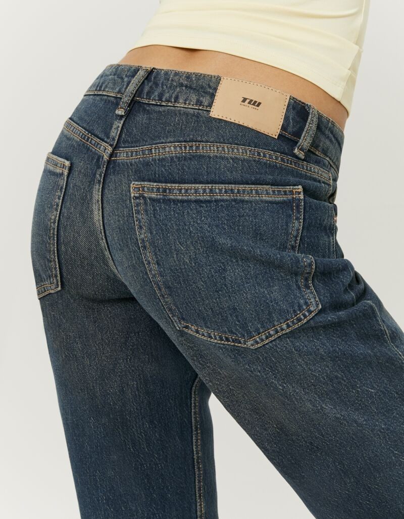 Tally Weijl Straight-Jeans SPADEPOLKIS elastisch, tief geschnitten mit geradem Beinverlauf