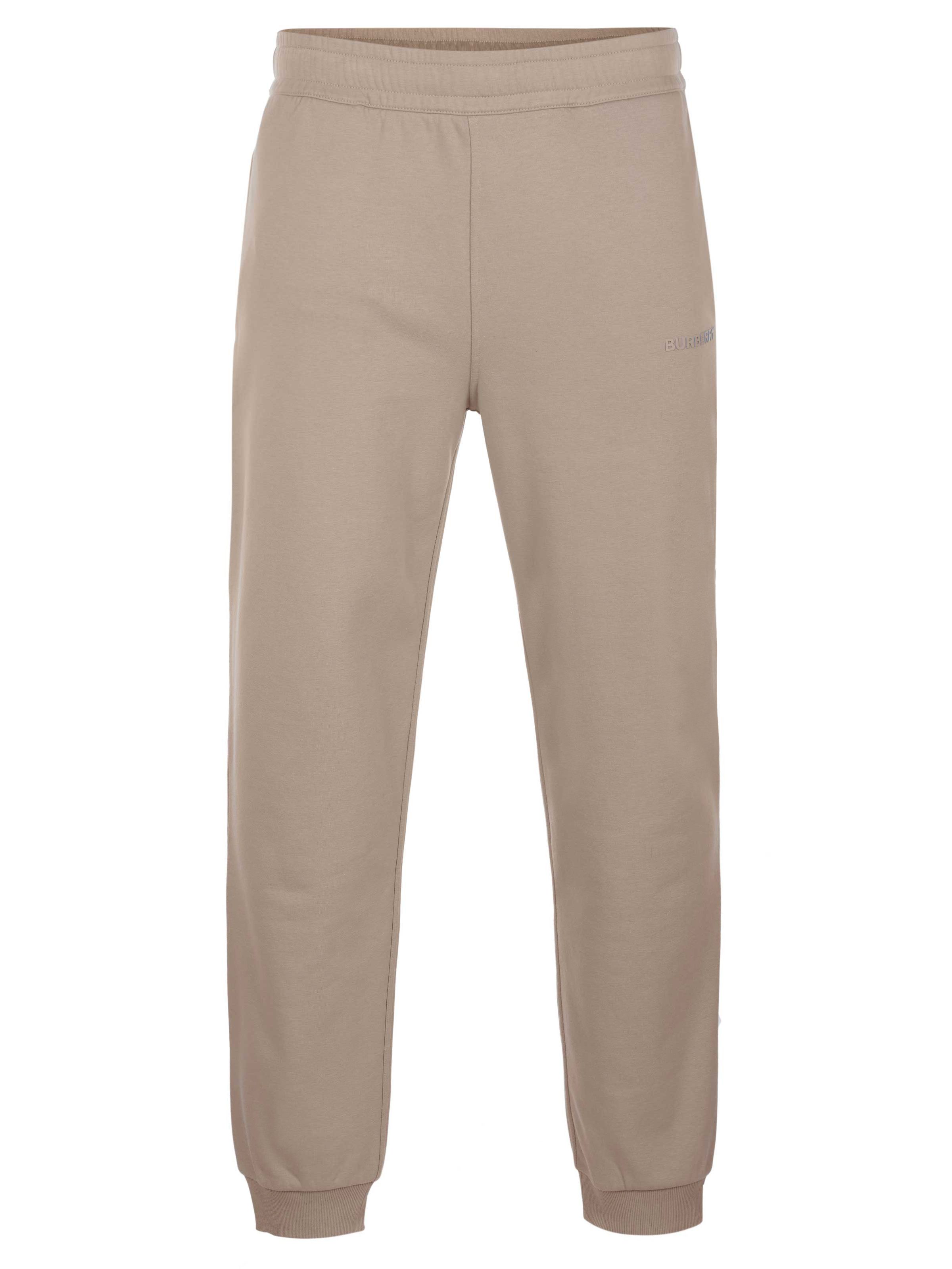 BURBERRY Sweatpants Burberry MILO Jogginghose creme