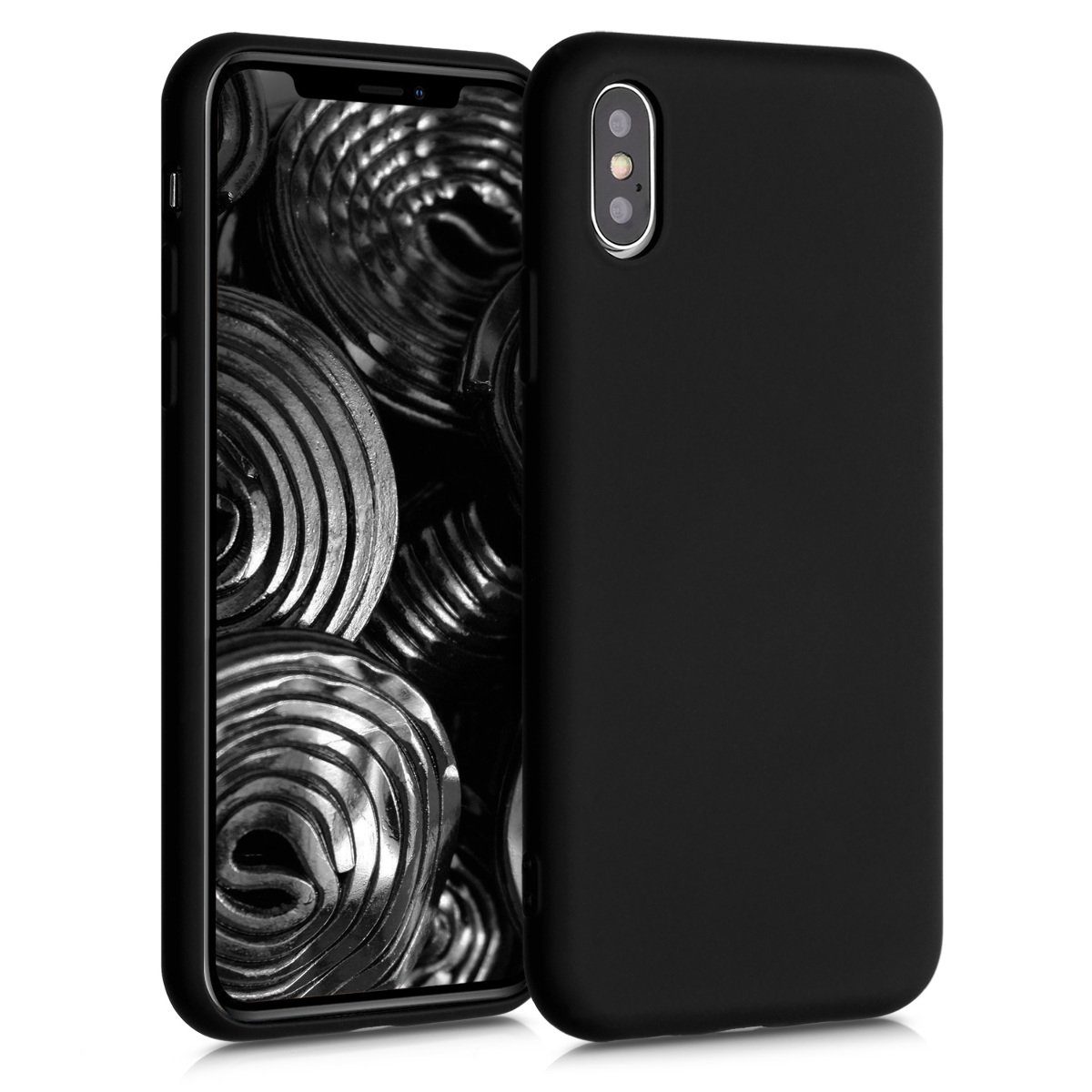 kwmobile Handyhülle Slim Case für Apple iPhone XS, Hülle Silikon Handy - Handyhülle gummiert