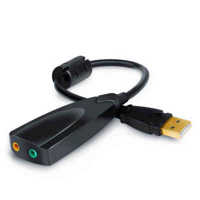 Aplic Soundkarte Virtual 7.1 Surround, externe USB Soundkarte - Windows 10 & Mac OS X kompatibel