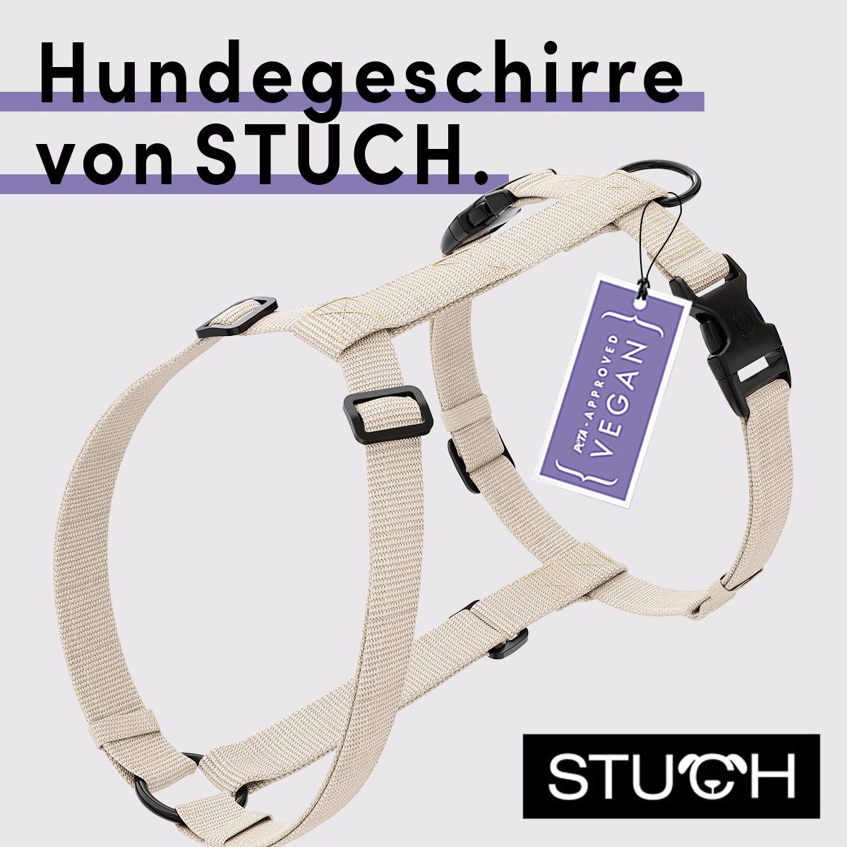 STUCH Hunde-Geschirr STUCH - Hundegeschirr Vegan günstig online kaufen
