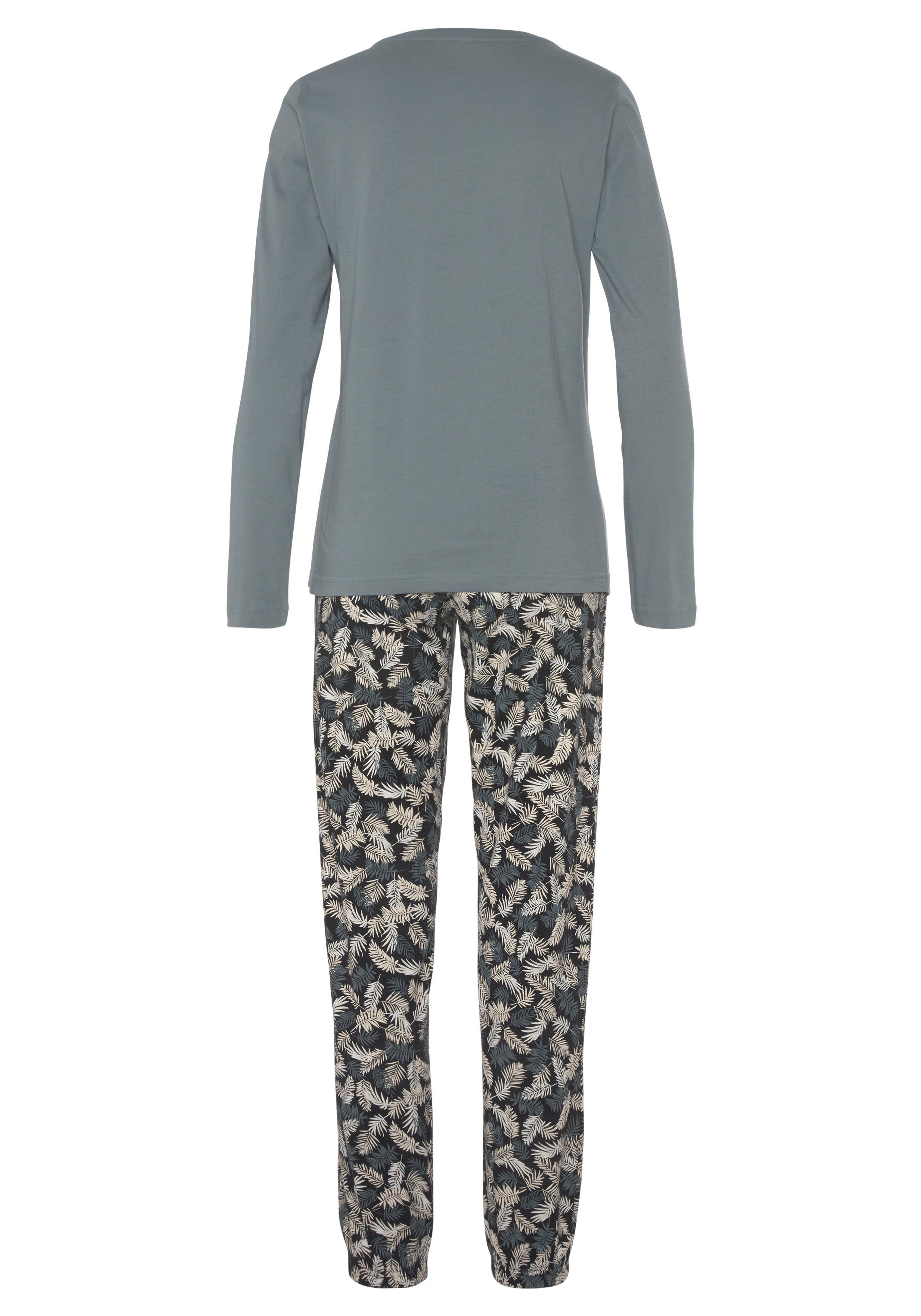 Vivance Dreams by Lascana Pyjama (Set, 2 tlg) mit schönem Naturprint – Bild 3 von 5