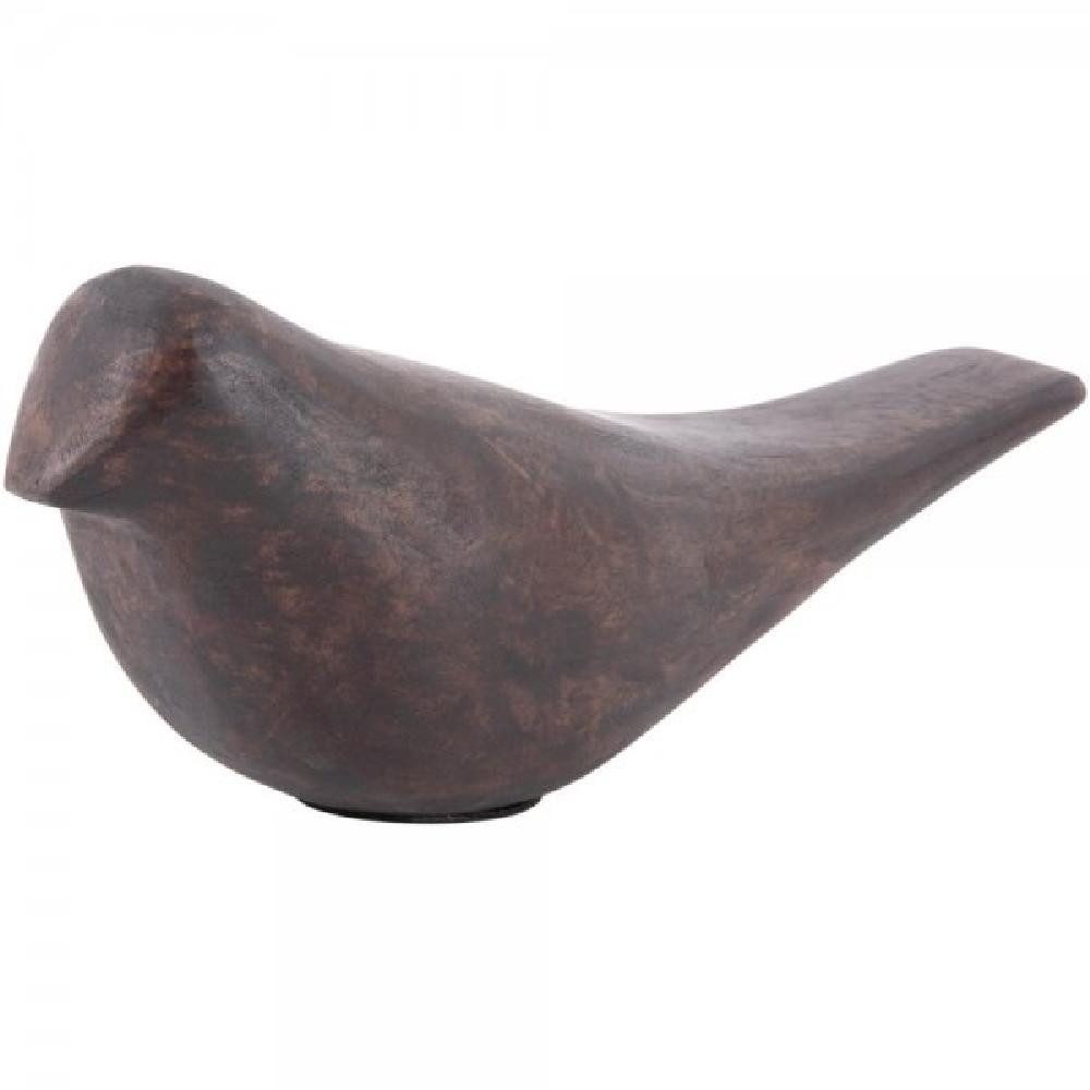 Present Time Dekoobjekt Statue Bird Mango Wood Walnut Lacquered (7,5x9,5cm)