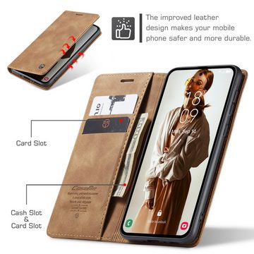SmartUP Smartphone-Hülle Hülle für Samsung Galaxy A35 5G Klapphülle Fliphülle Tasche Case Cover, Standfunktion, integrierter Kartenfach