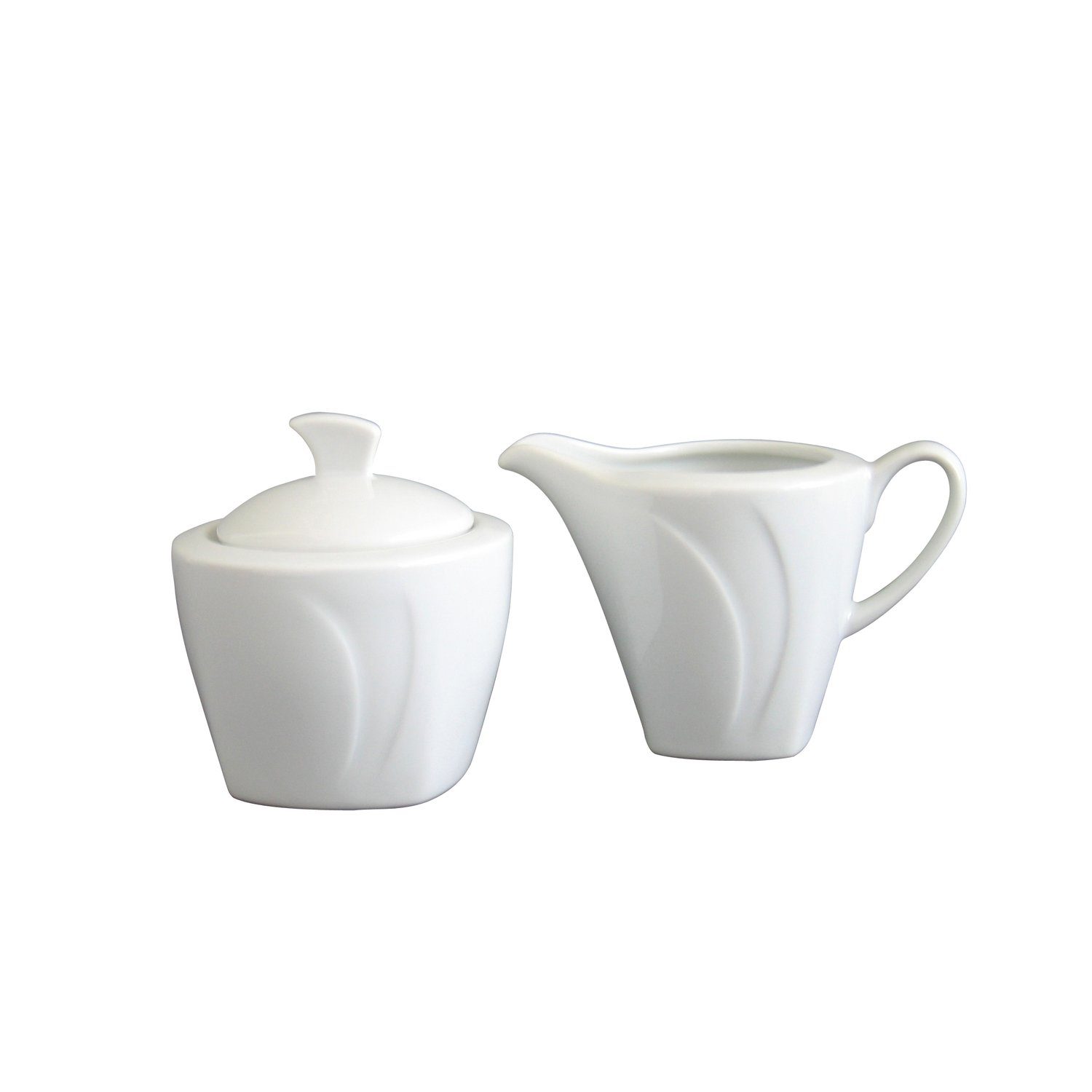 CreaTable Milch- und Zuckerset CreaTable, 13163, Serie Celebration weiss, Milch- und Zucker Set 2tlg (2-tlg), 1 Personen, Porzellan