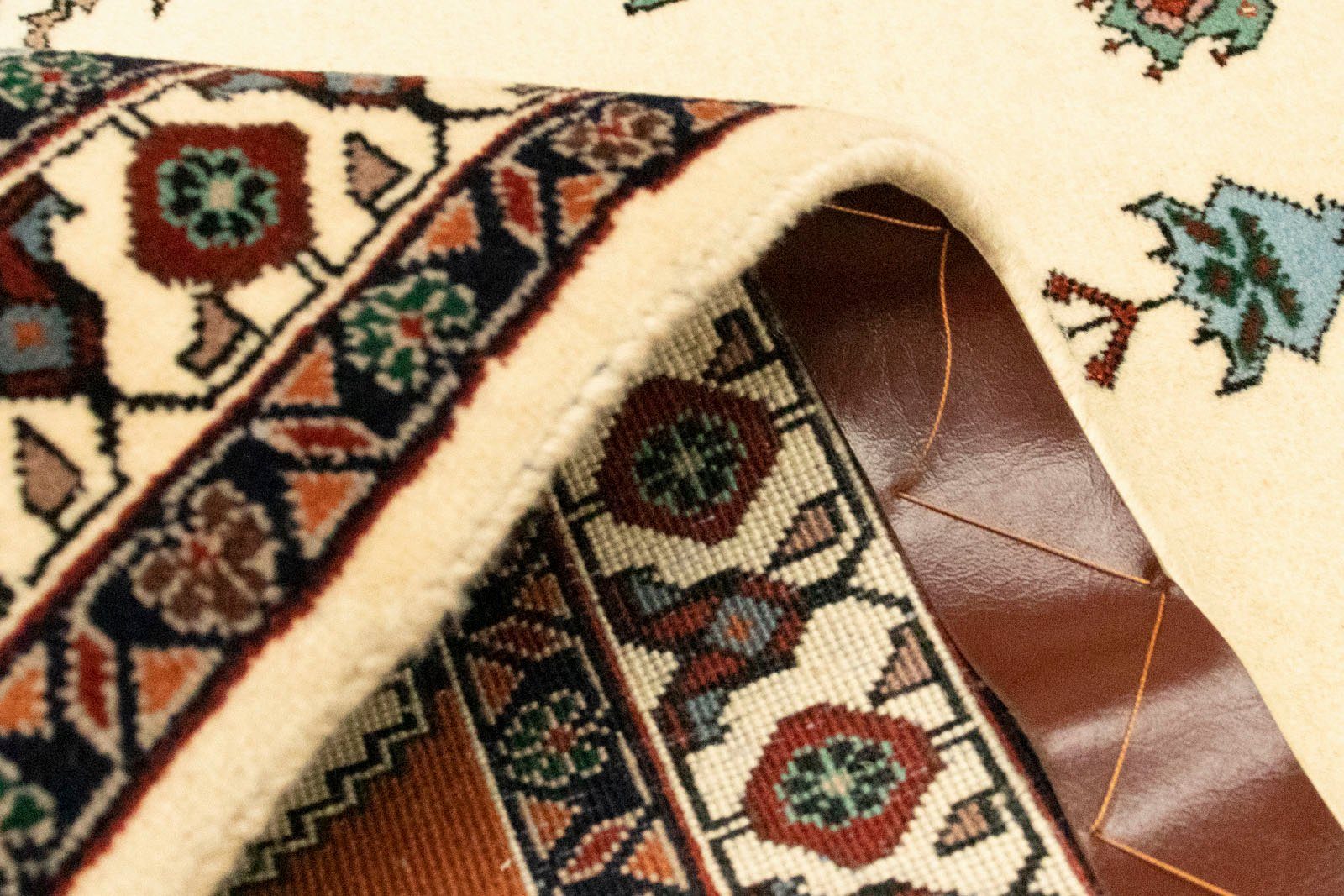 Wollteppich Ghashghai rechteckig, Höhe: handgeknüpft beige, Teppich 8 morgenland, handgeknüpft mm