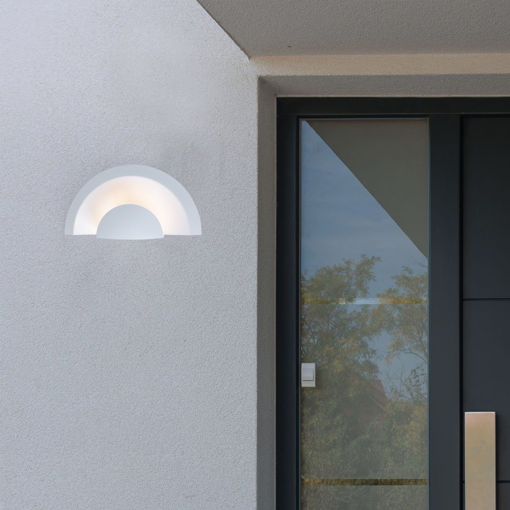 etc-shop Außen-Wandleuchte, Leuchtmittel nicht inklusive, IP44 Badezimmer Wandleuchte Wandlampe Außenleuchte Außen Wand