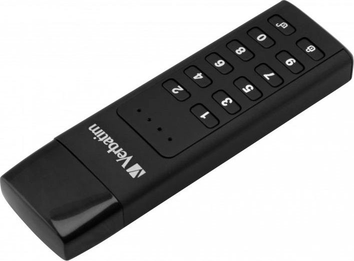 Verbatim Keypad Secure 64GB USB-Stick (USB 3.2, Lesegeschwindigkeit 160 MB/s)